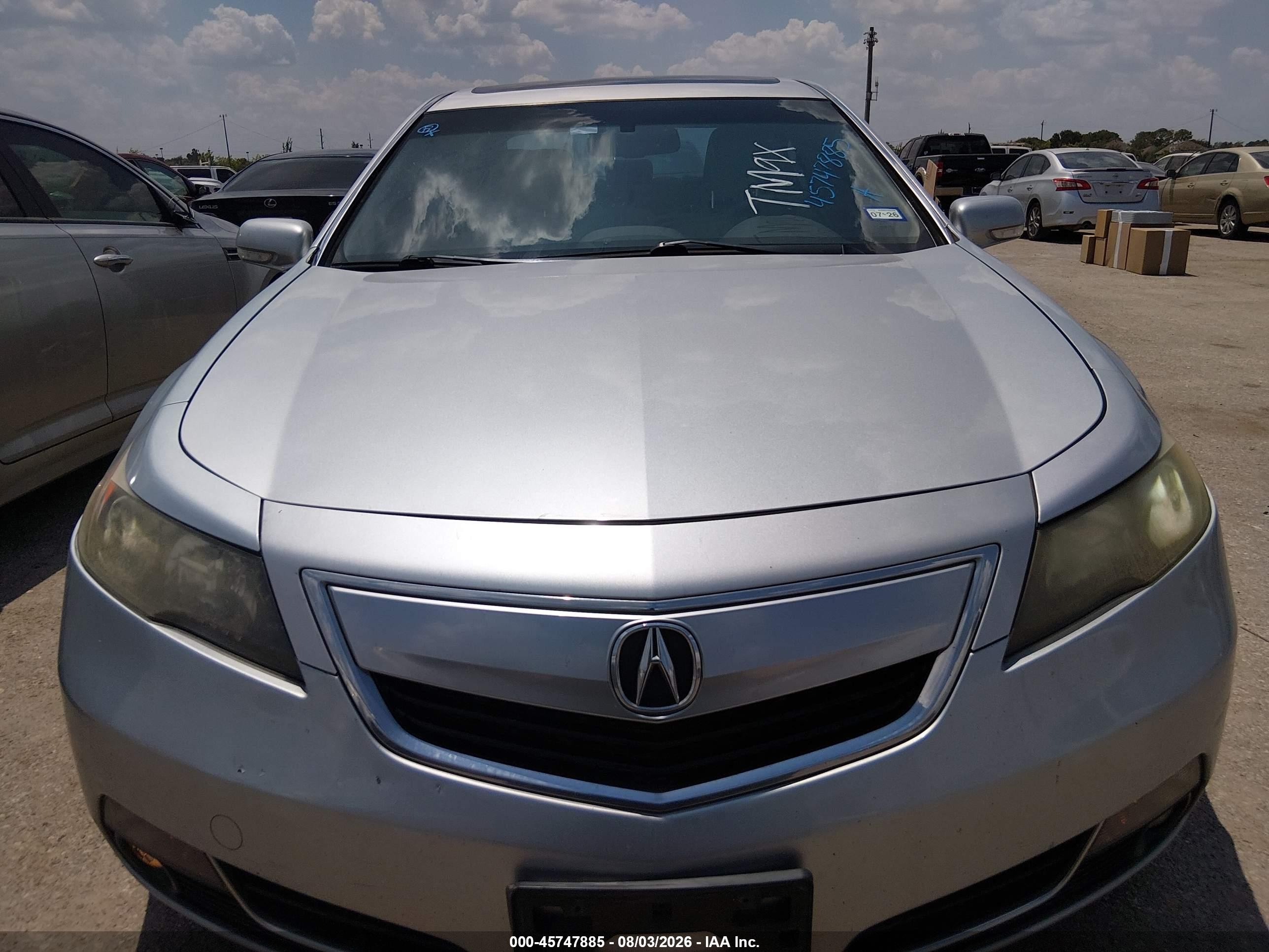 2013 Acura Tl 3.5 Silver vin: 19UUA8F5XDA010469