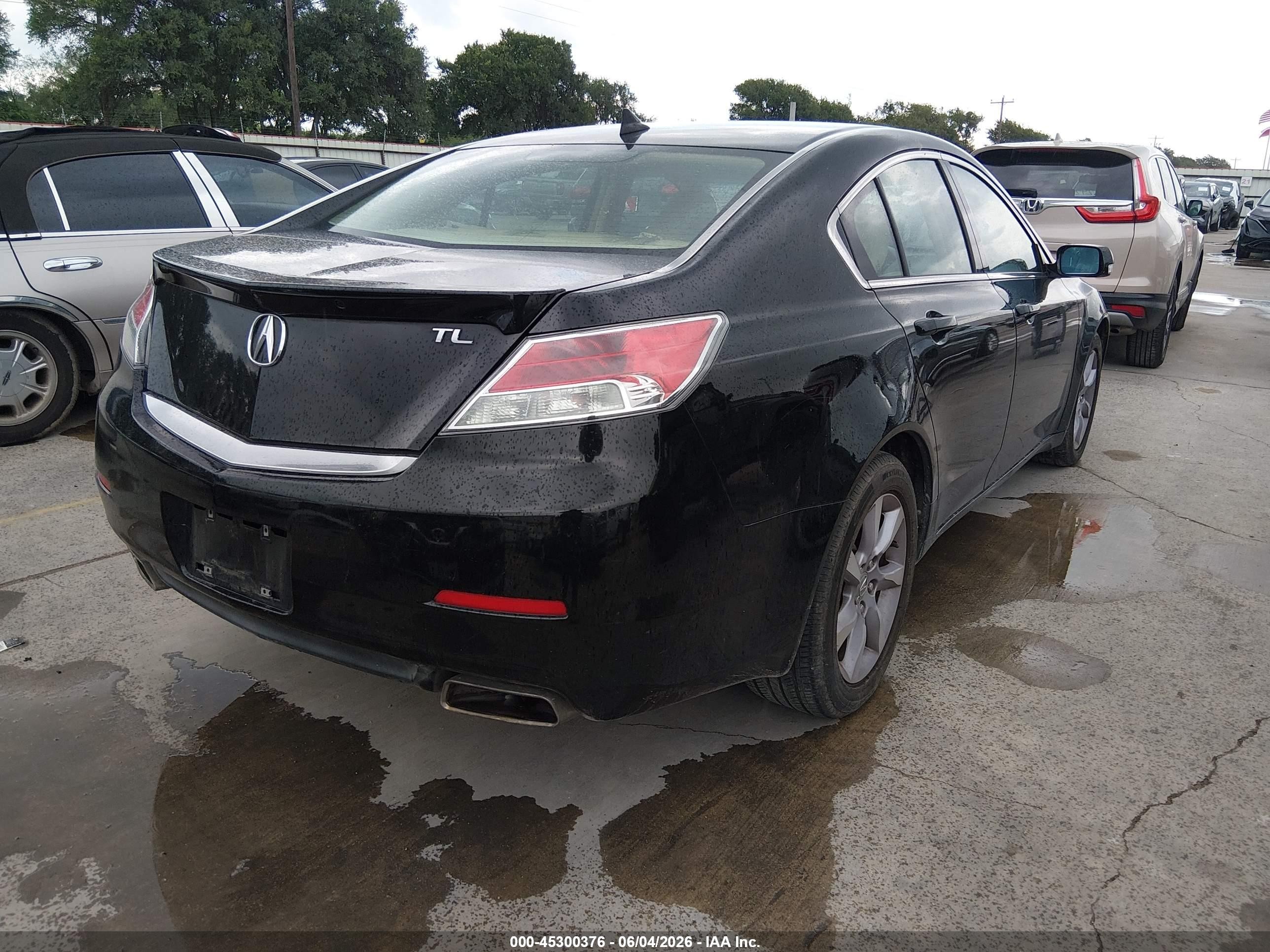 2013 Acura Tl 3.5 Black vin: 19UUA8F5XDA012318