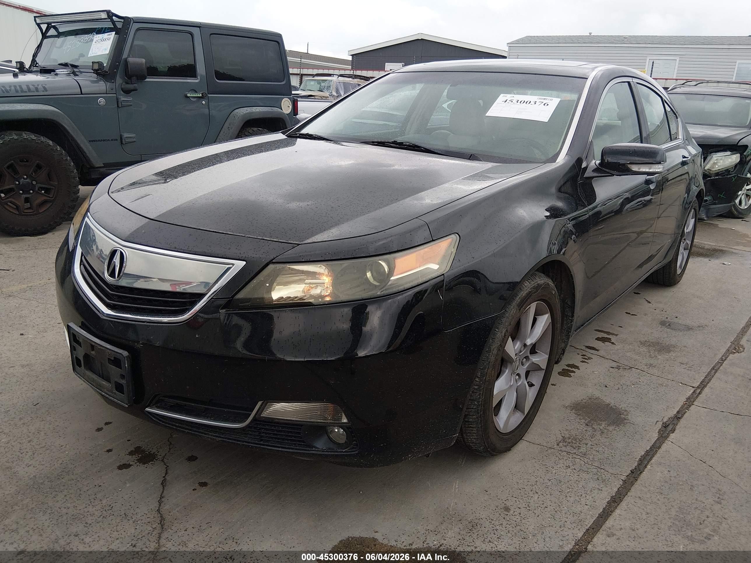 2013 Acura Tl 3.5 Black vin: 19UUA8F5XDA012318