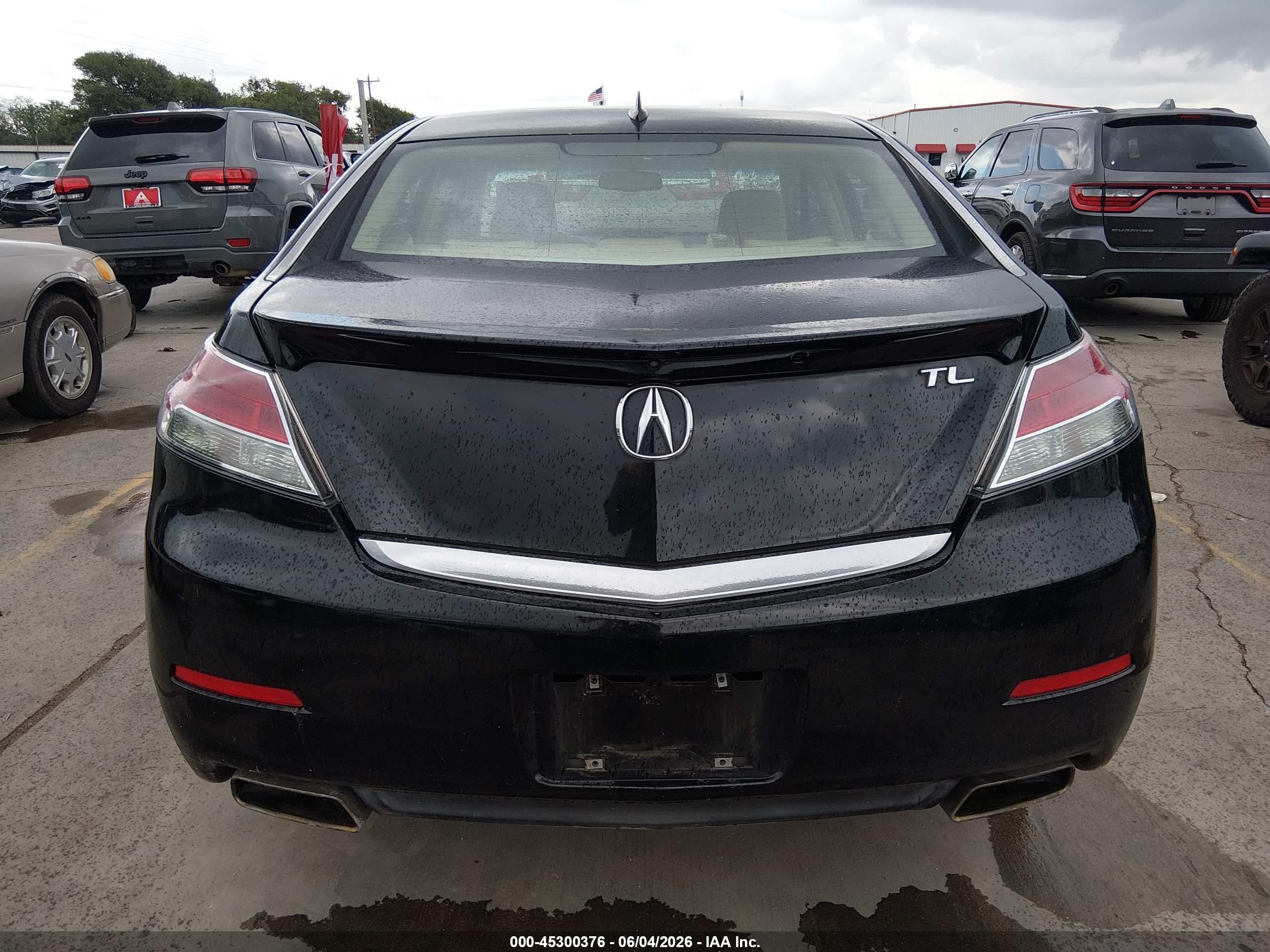 2013 Acura Tl 3.5 Black vin: 19UUA8F5XDA012318