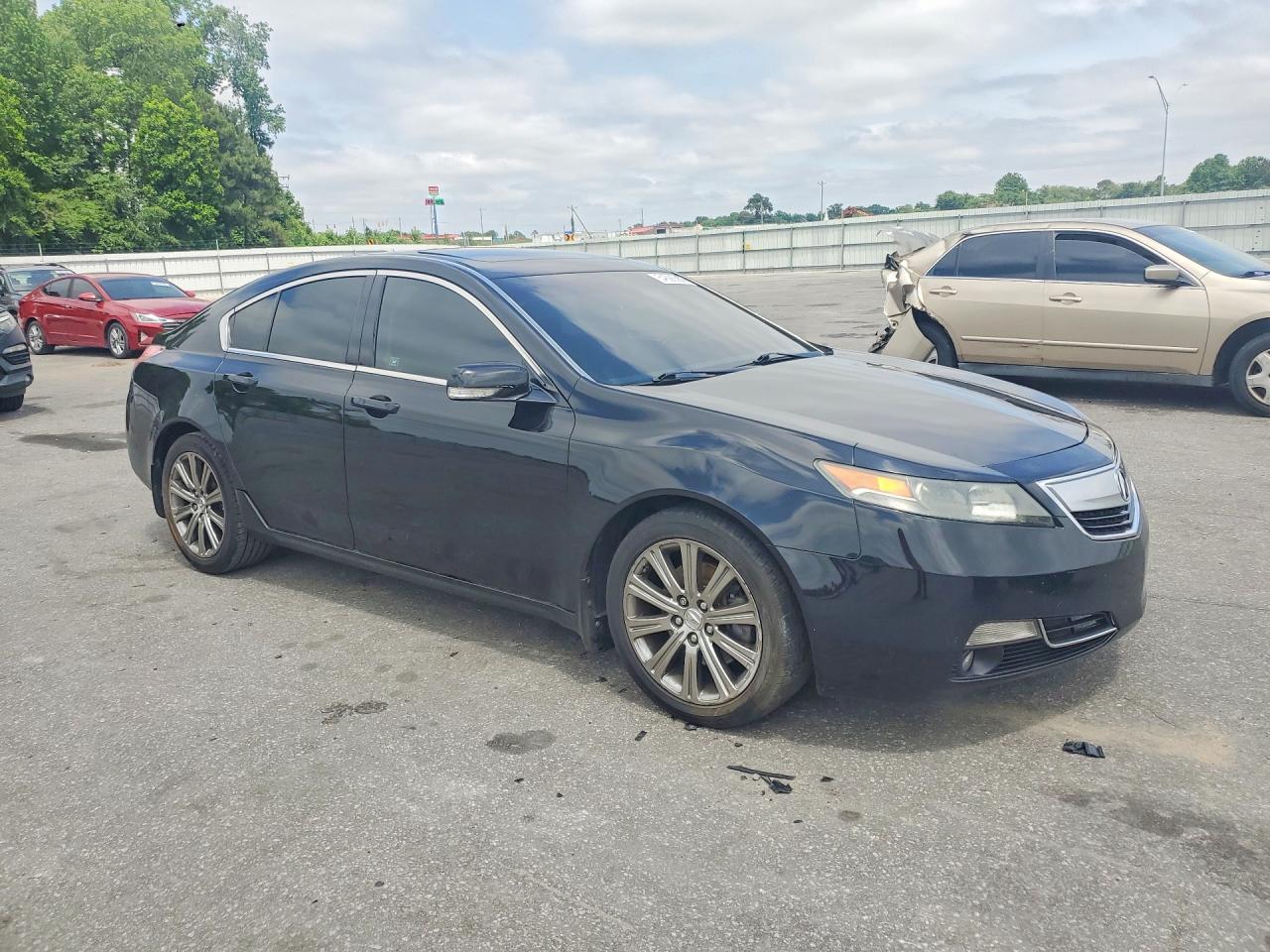 2012 Acura Tl Black vin: 19UUA8F70CA001358