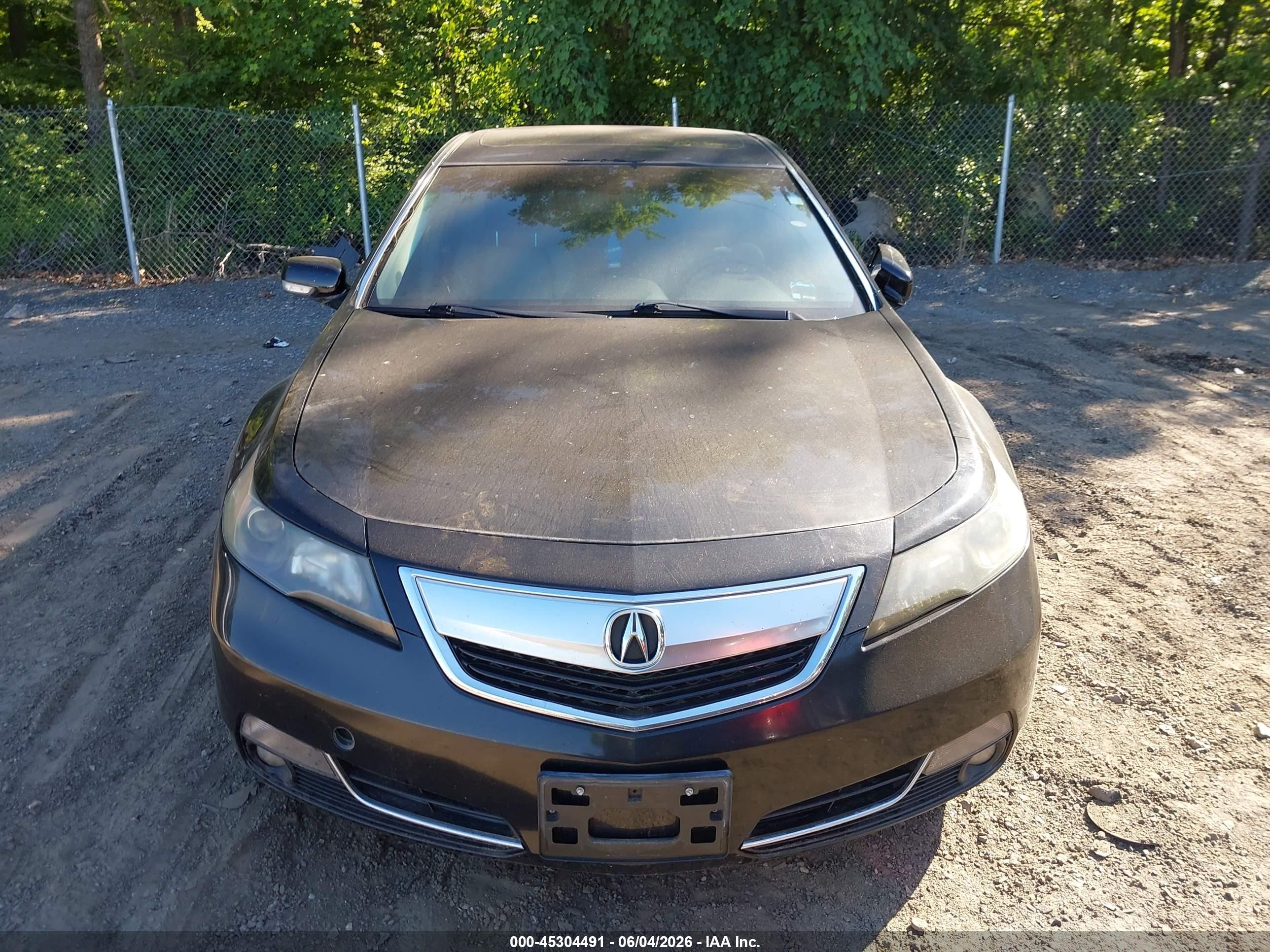 2012 Acura Tl 3.5 Черный vin: 19UUA8F70CA003885