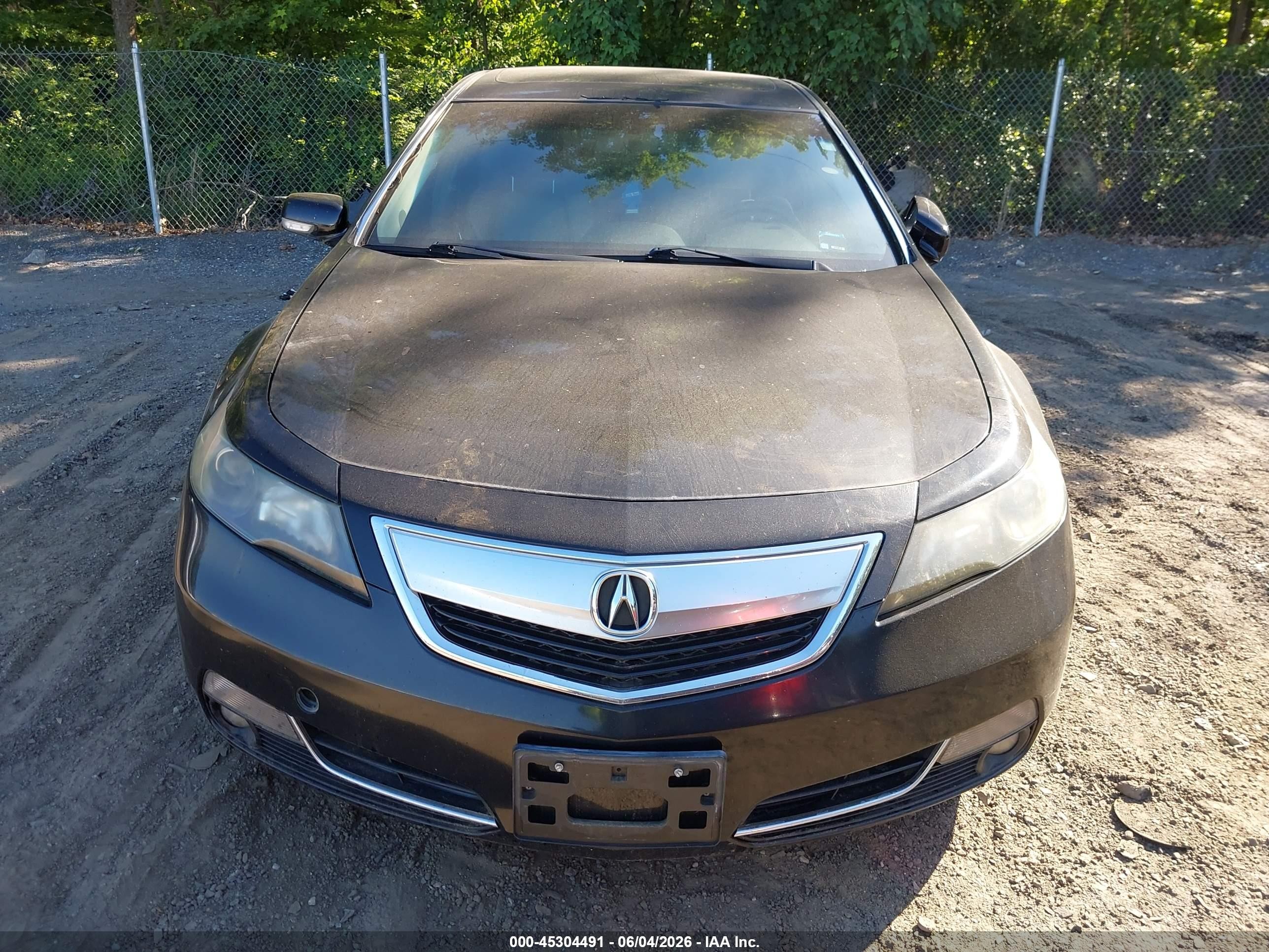 2012 Acura Tl 3.5 Черный vin: 19UUA8F70CA003885