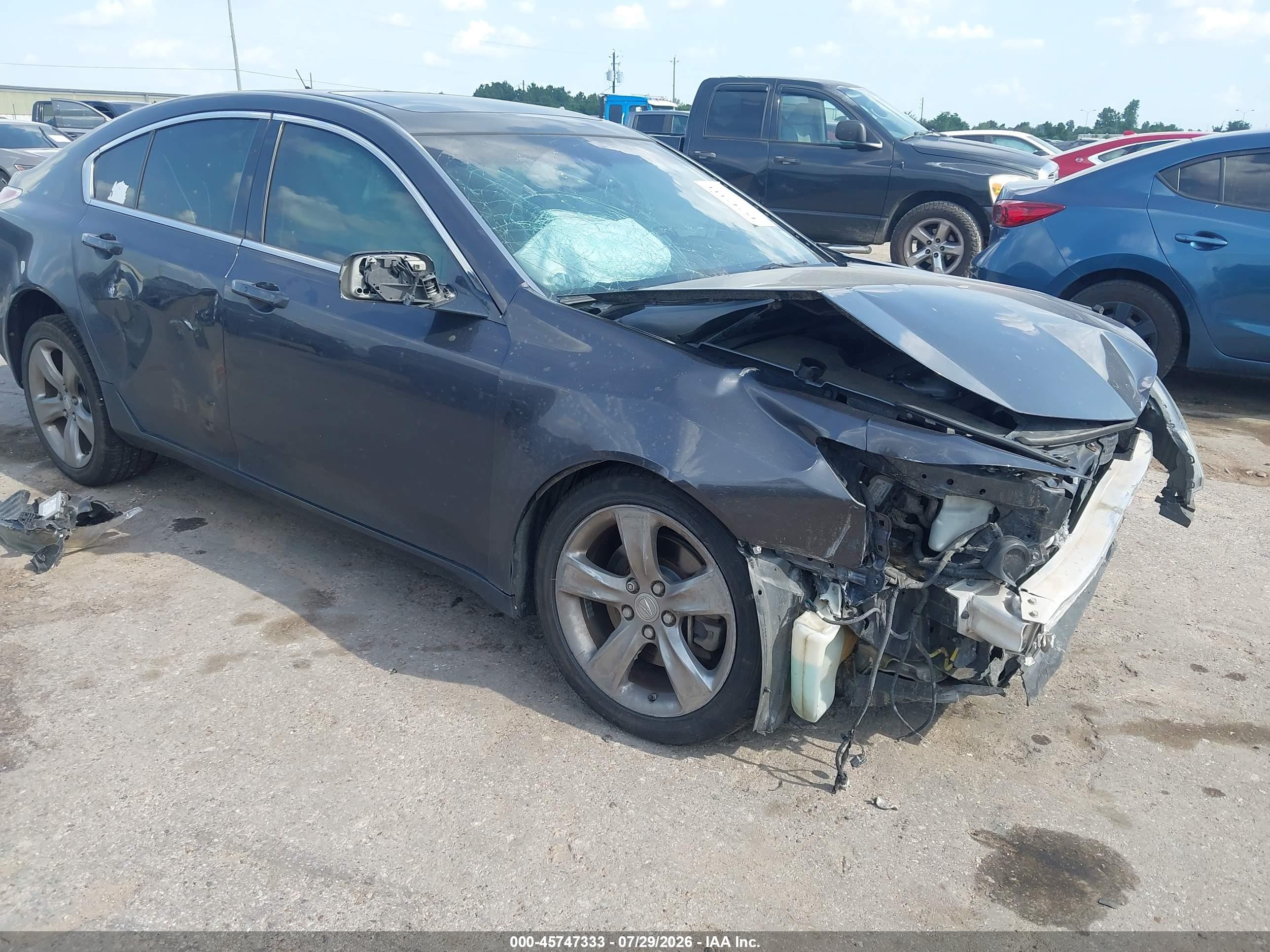 2012 Acura Tl 3.5 Gray vin: 19UUA8F70CA015308