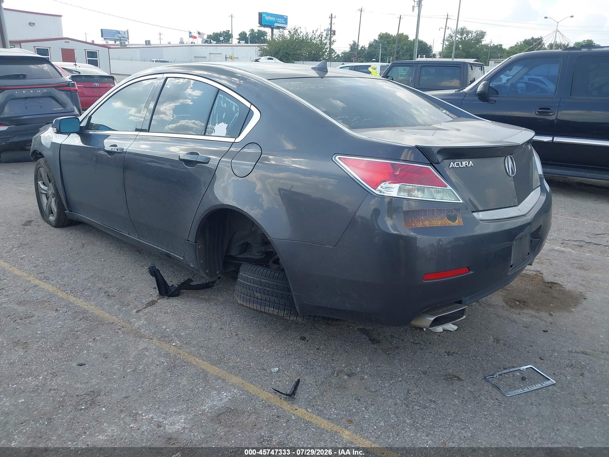 2012 Acura Tl 3.5 Gray vin: 19UUA8F70CA015308