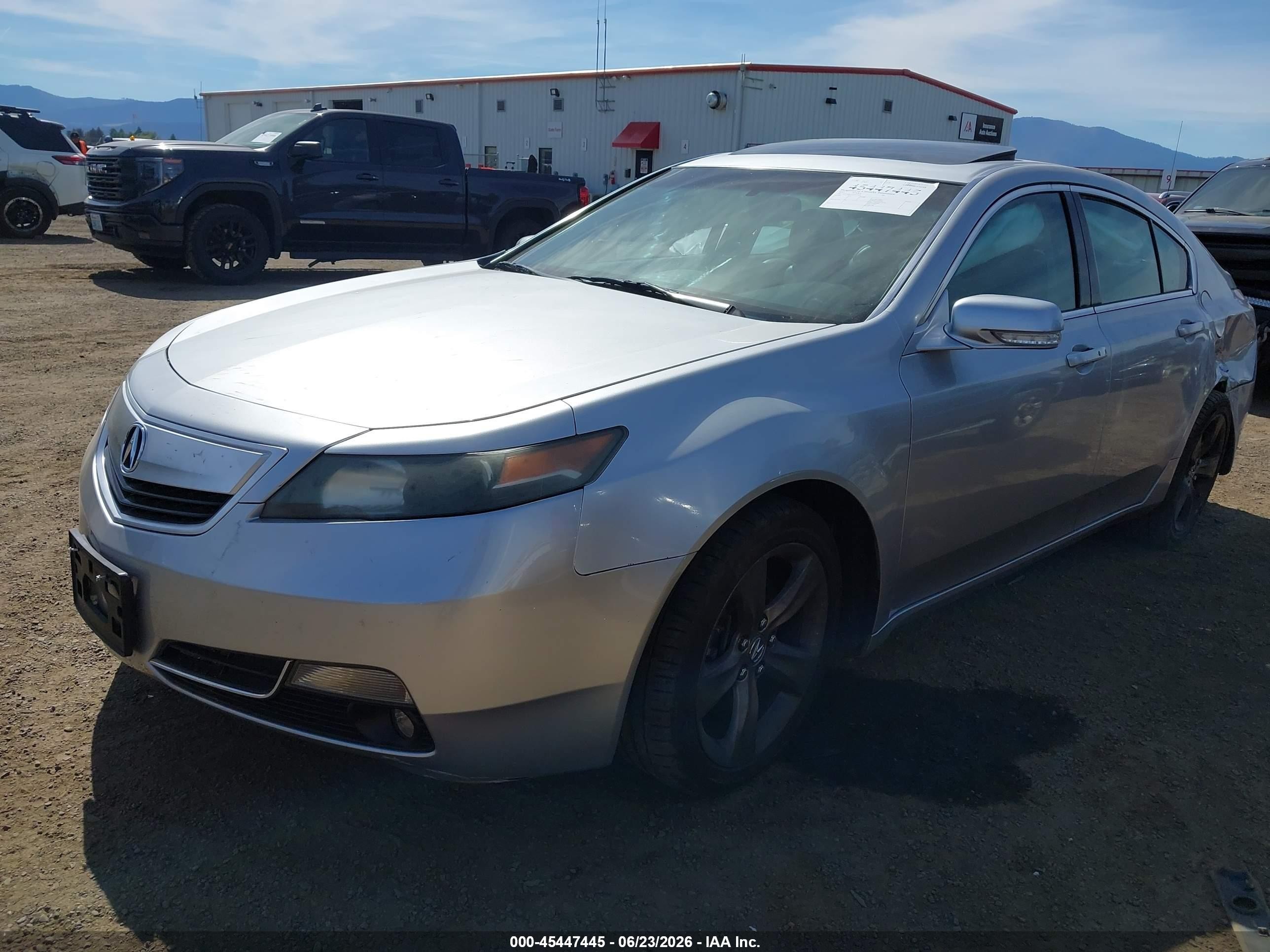 2012 Acura Tl 3.5 Silver vin: 19UUA8F71CA013390