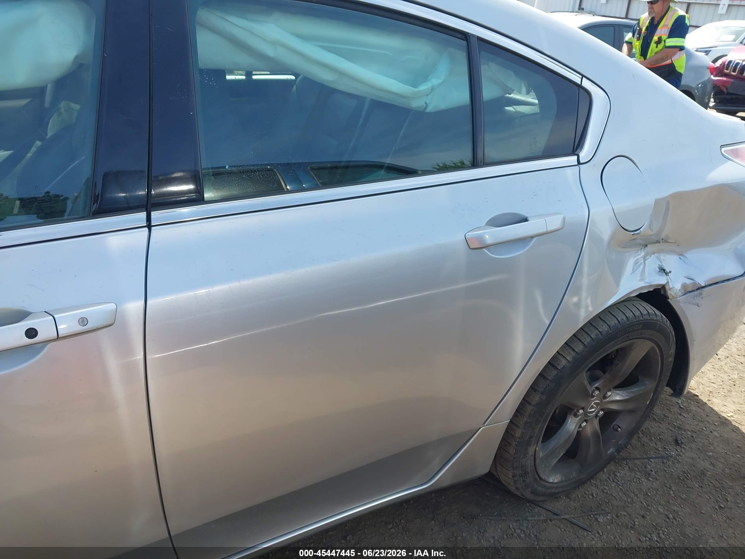 2012 Acura Tl 3.5 Silver vin: 19UUA8F71CA013390