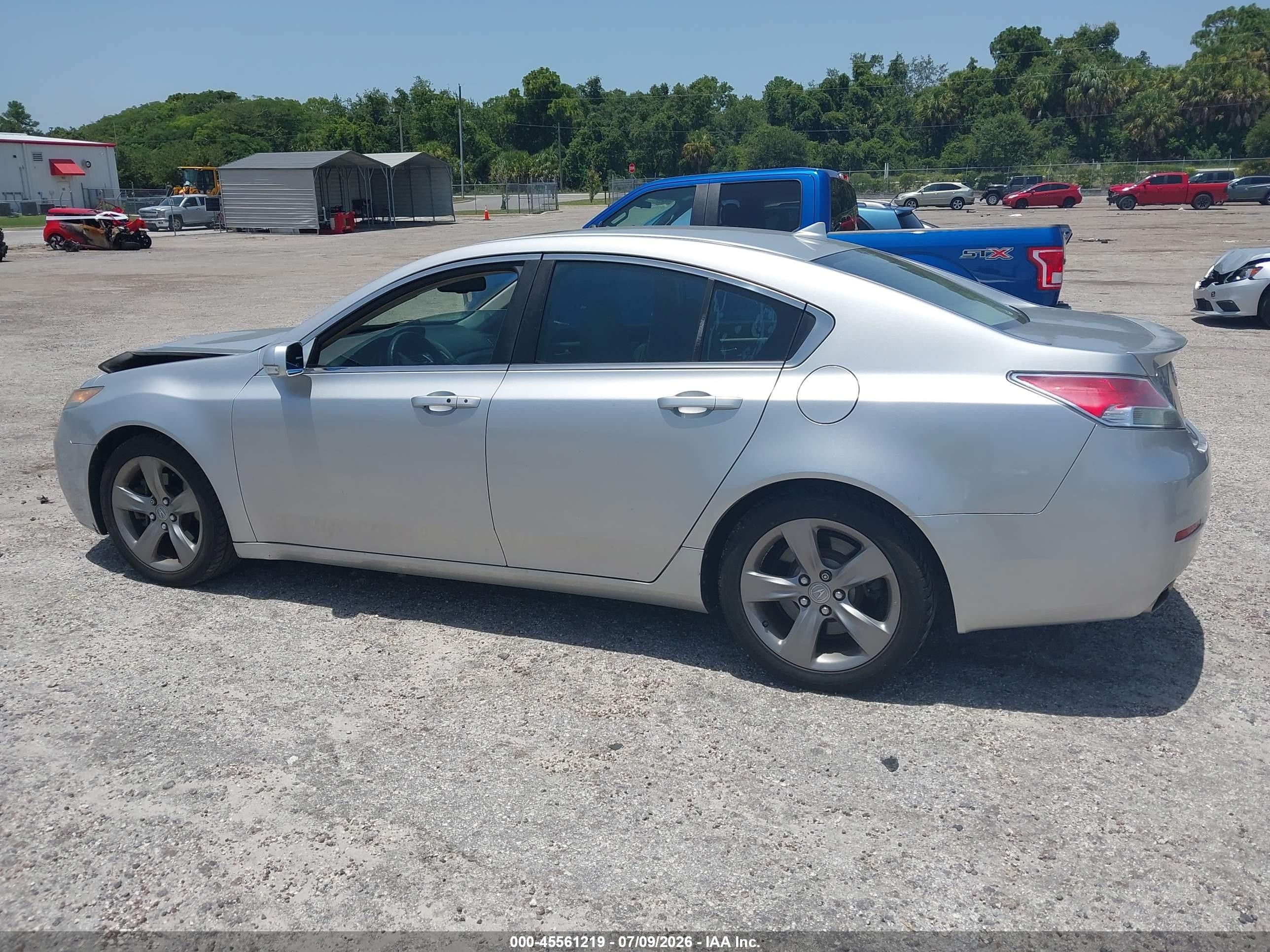 2014 Acura Tl 3.5 Silver vin: 19UUA8F71EA001792