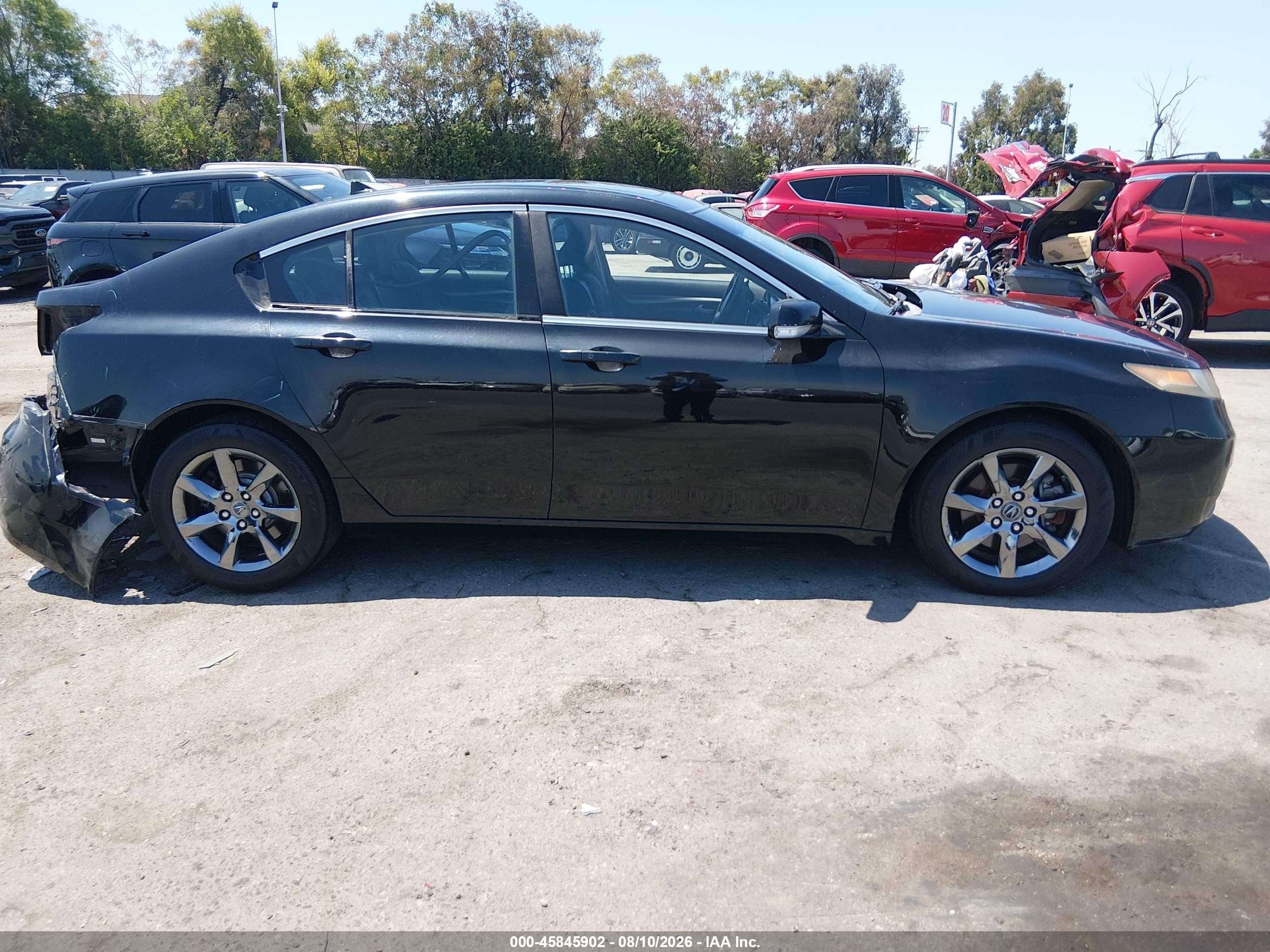 2014 Acura Tl 3.5 Black vin: 19UUA8F72EA008640