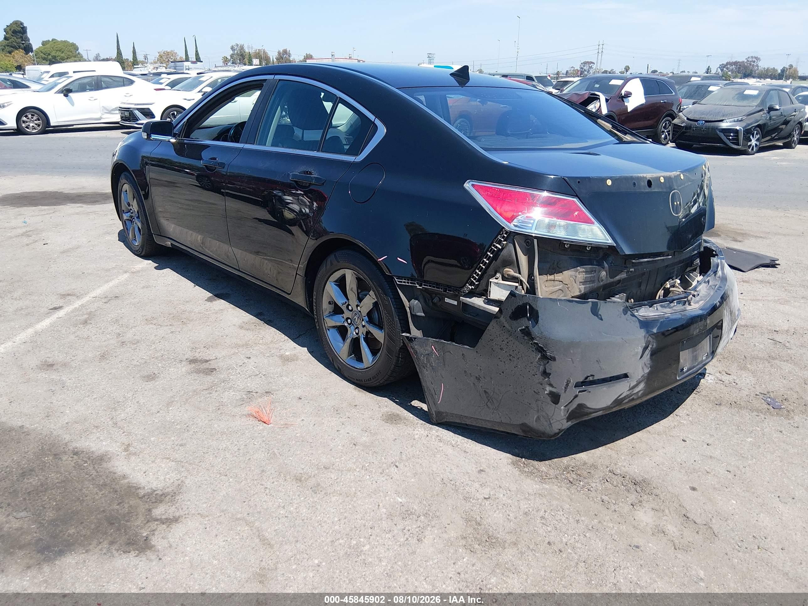 2014 Acura Tl 3.5 Black vin: 19UUA8F72EA008640
