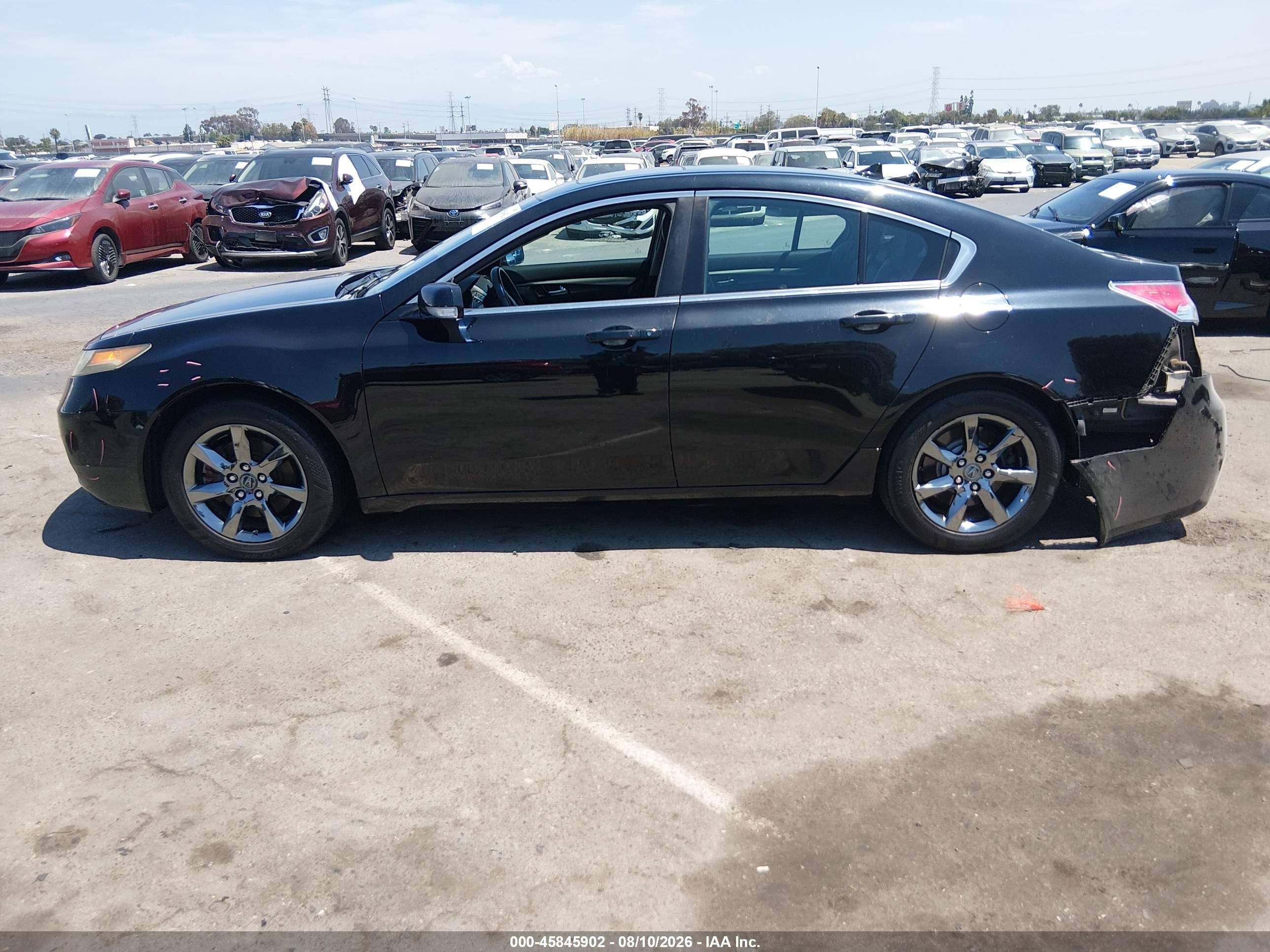 2014 Acura Tl 3.5 Black vin: 19UUA8F72EA008640