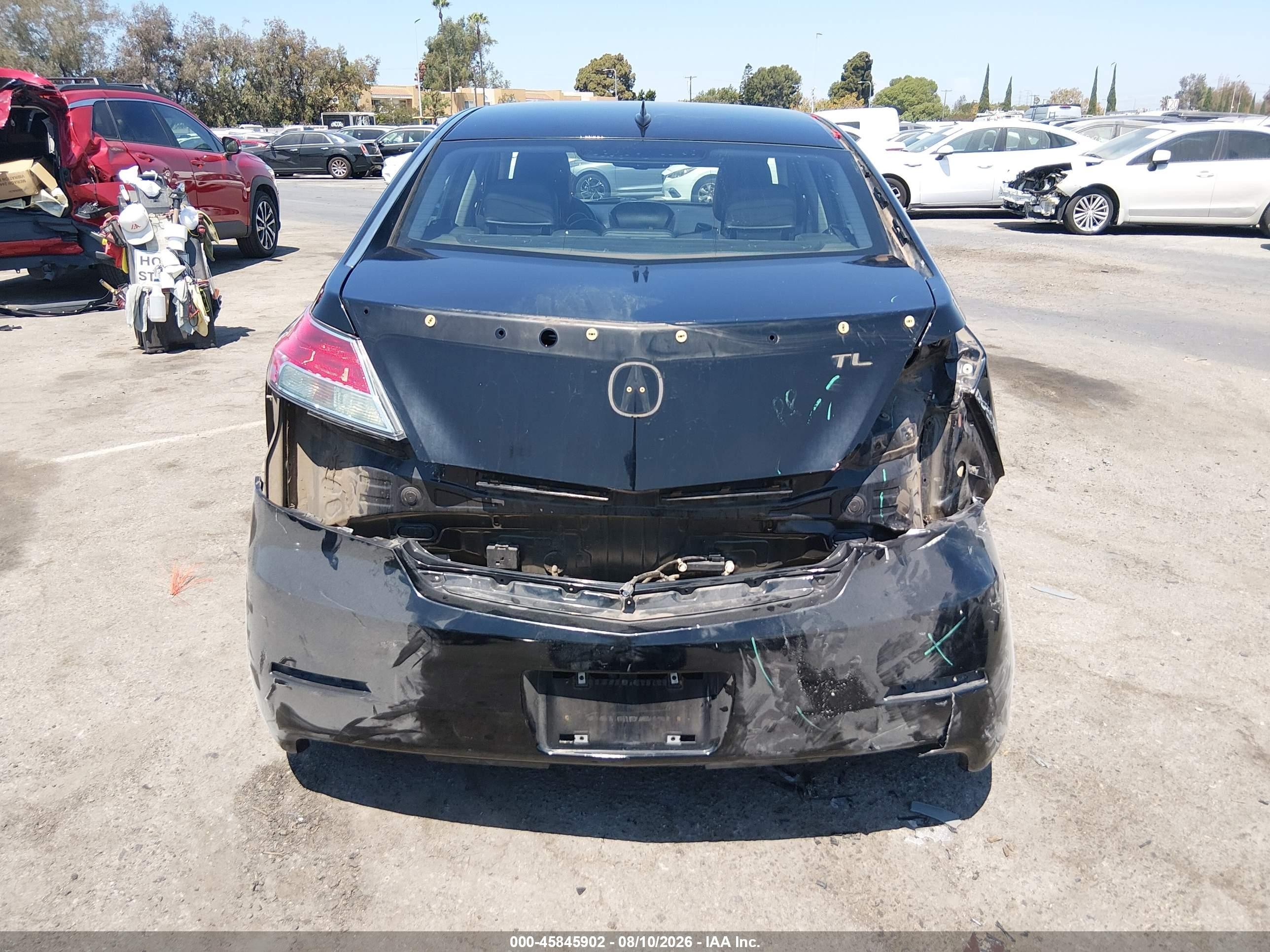 2014 Acura Tl 3.5 Black vin: 19UUA8F72EA008640