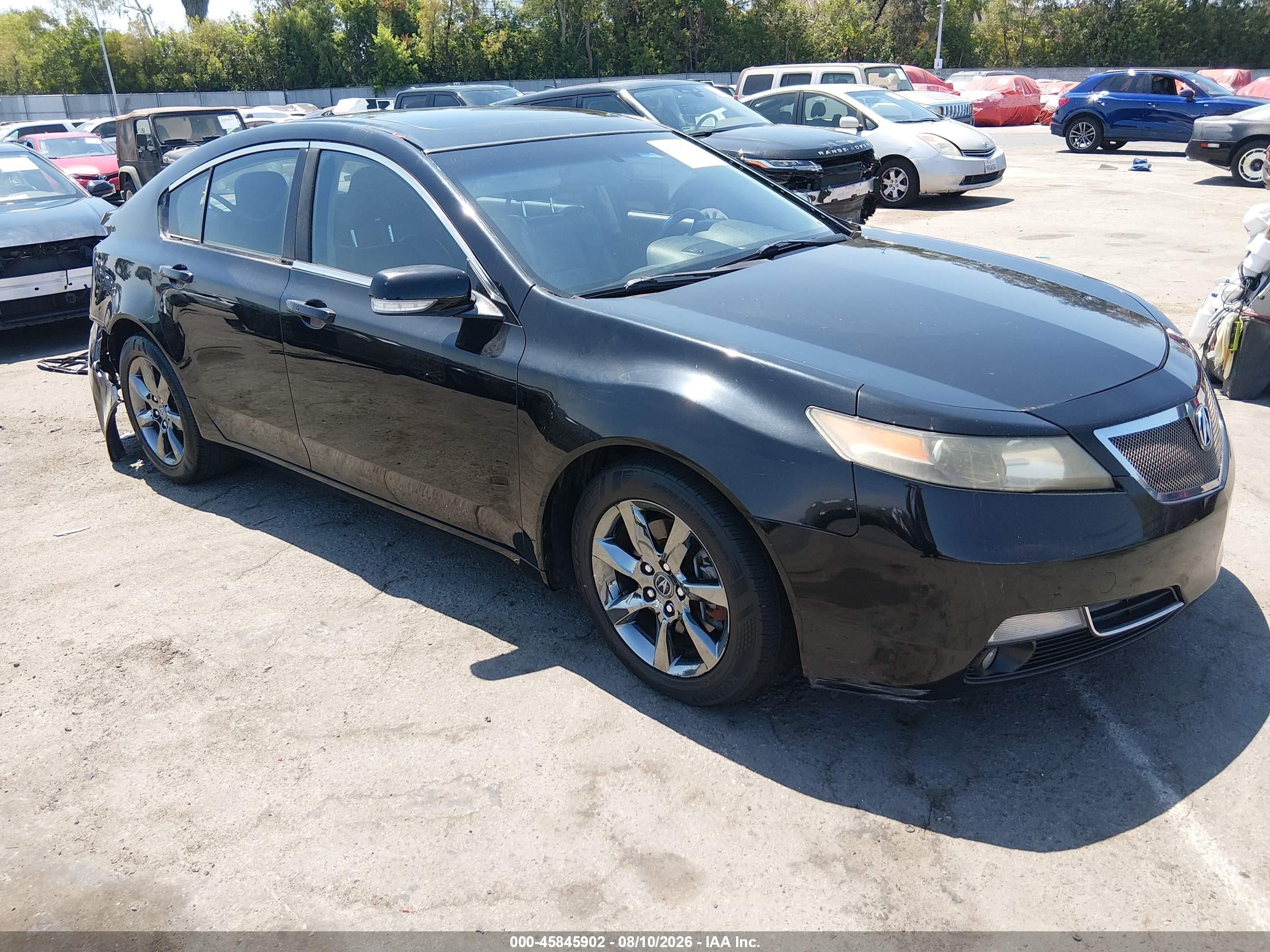 2014 Acura Tl 3.5 Black vin: 19UUA8F72EA008640