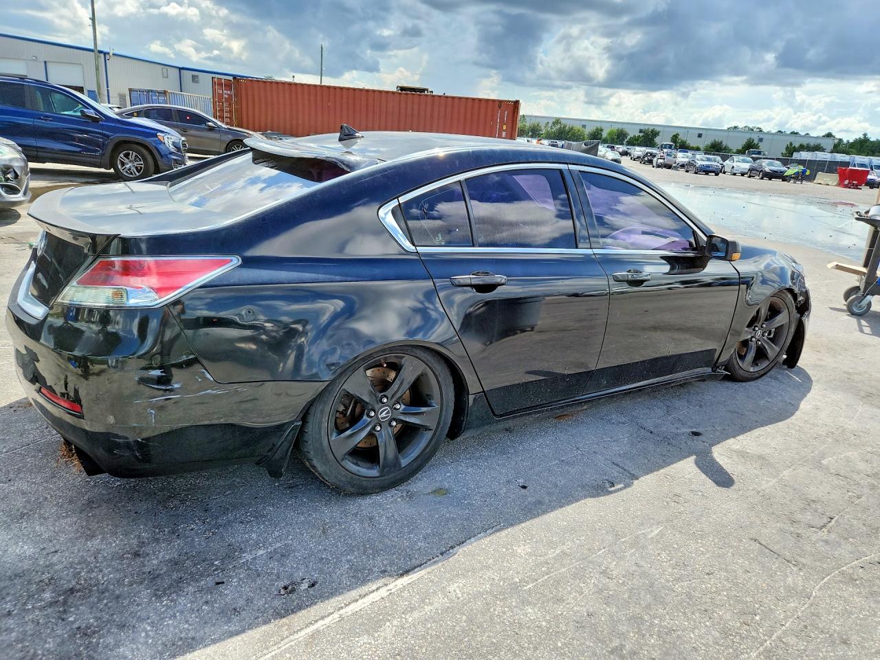 2012 Acura Tl Black vin: 19UUA8F73CA001760