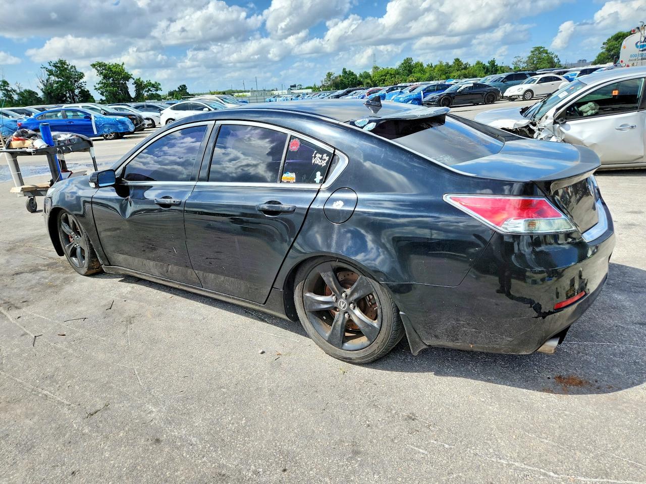 2012 Acura Tl Black vin: 19UUA8F73CA001760