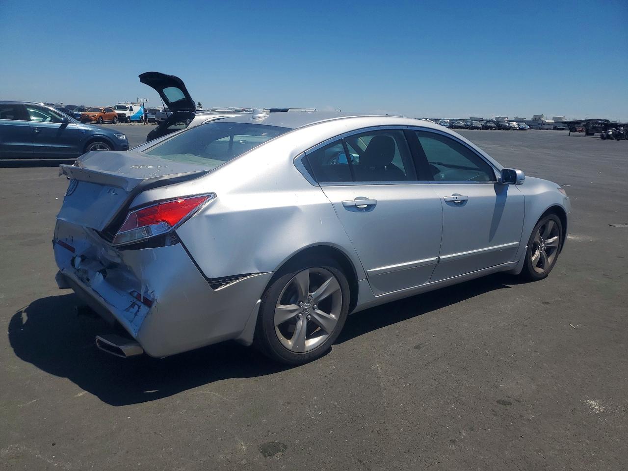 2012 Acura Tl Silver vin: 19UUA8F73CA035956