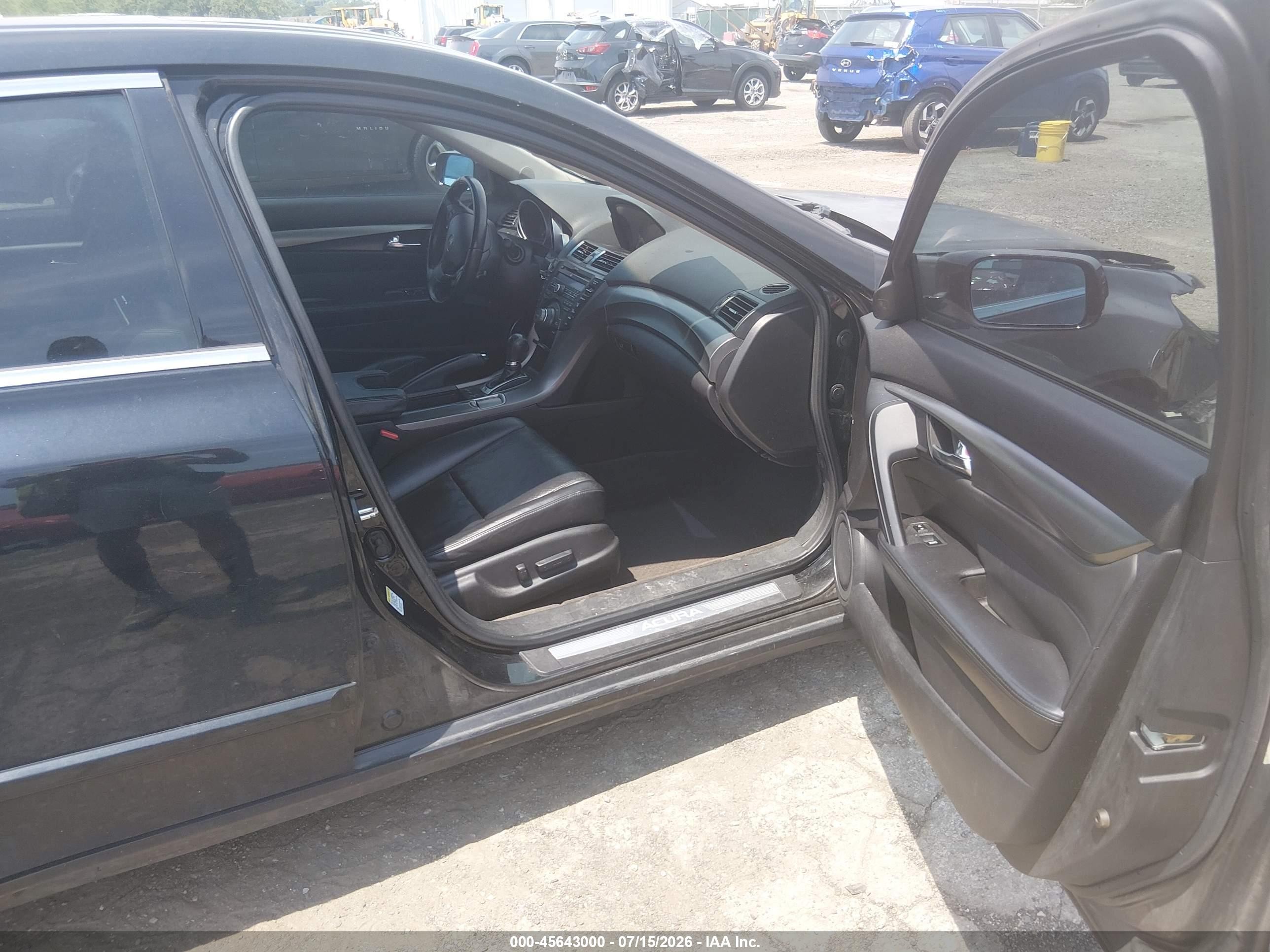 2013 Acura Tl 3.5 Black vin: 19UUA8F73DA015658