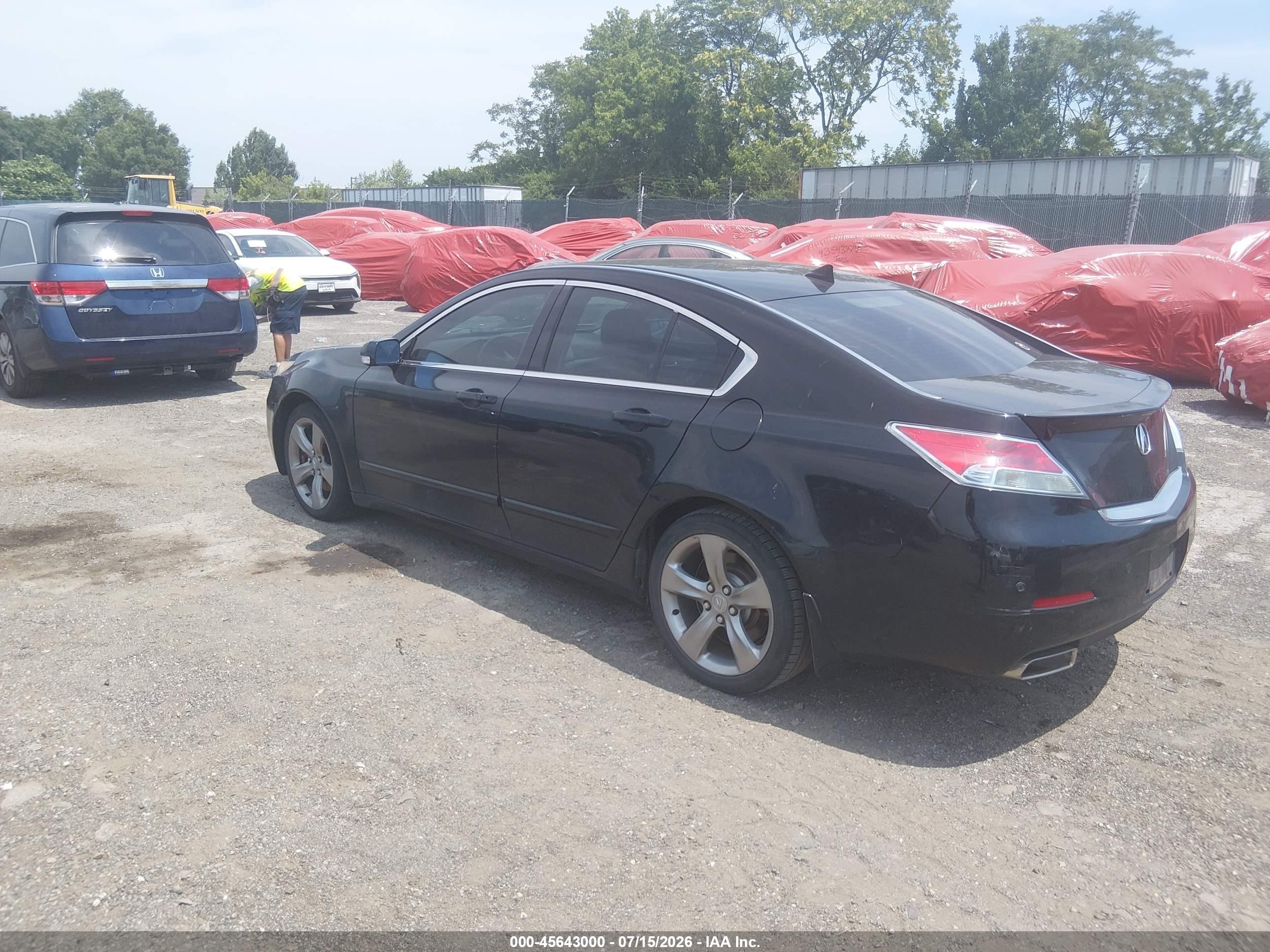 2013 Acura Tl 3.5 Black vin: 19UUA8F73DA015658