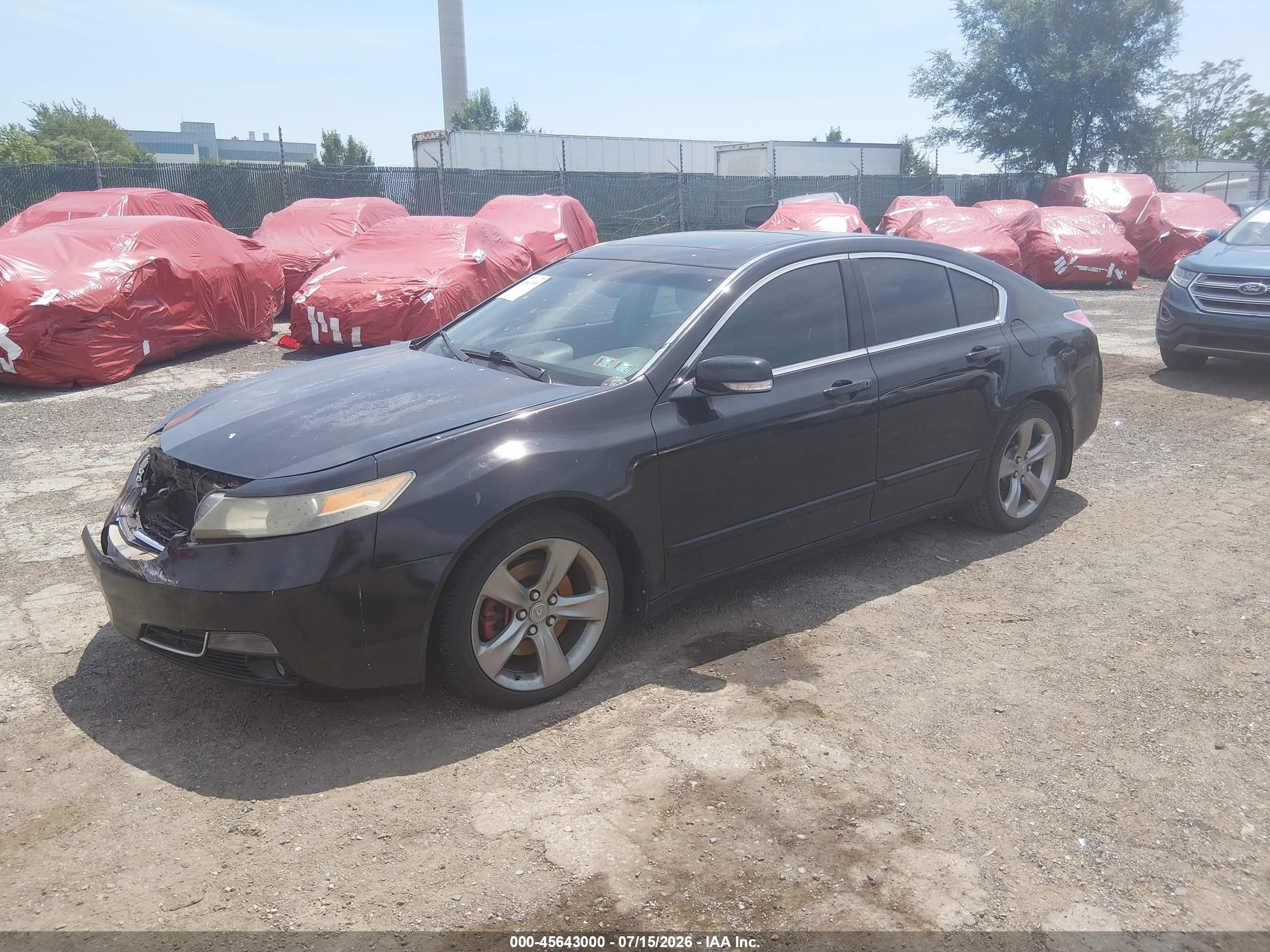 2013 Acura Tl 3.5 Black vin: 19UUA8F73DA015658
