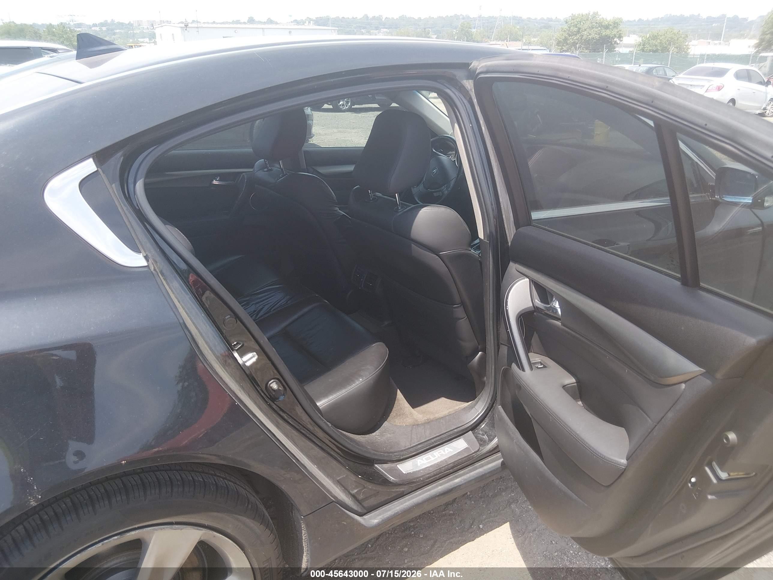 2013 Acura Tl 3.5 Black vin: 19UUA8F73DA015658