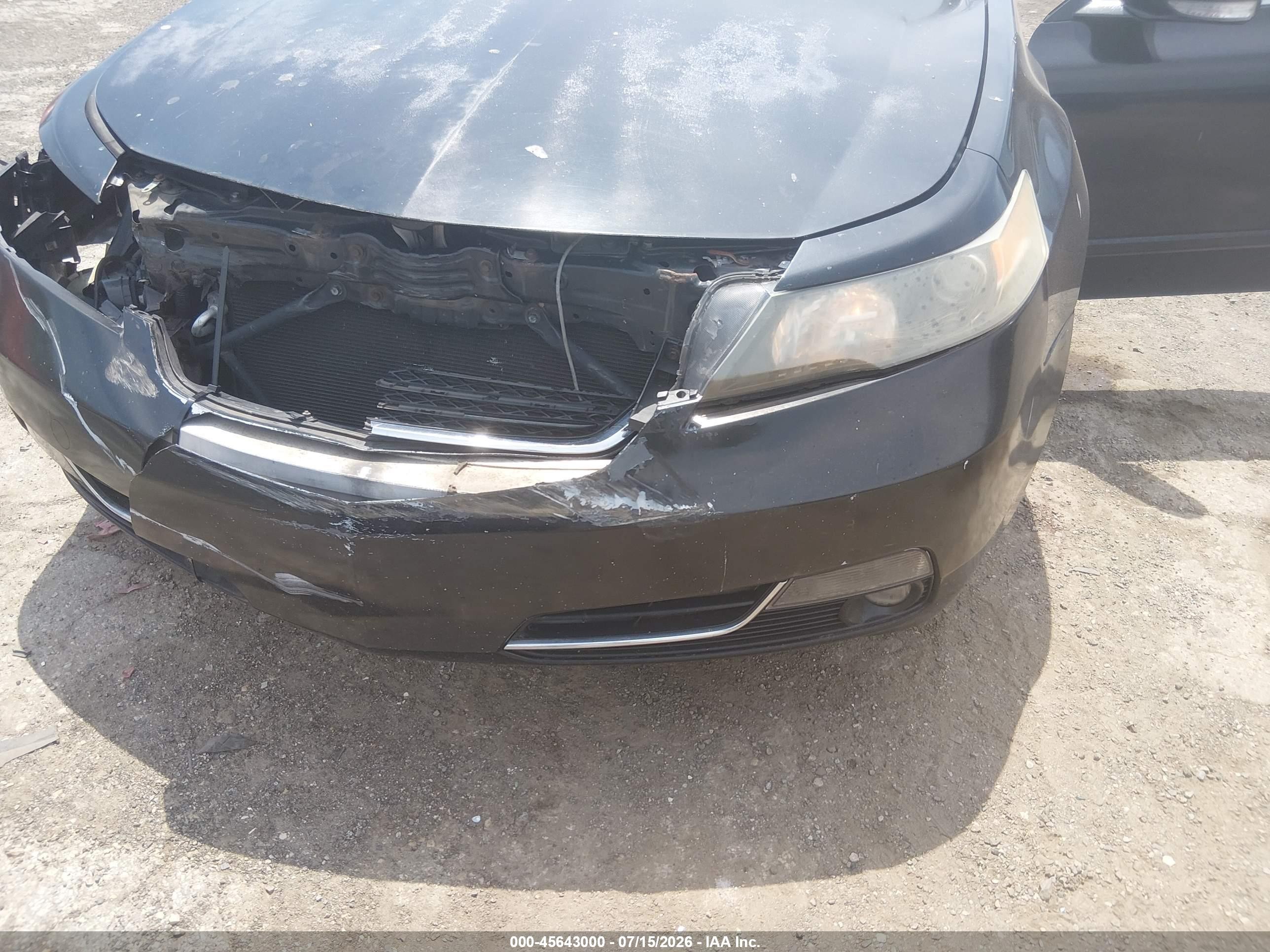 2013 Acura Tl 3.5 Black vin: 19UUA8F73DA015658