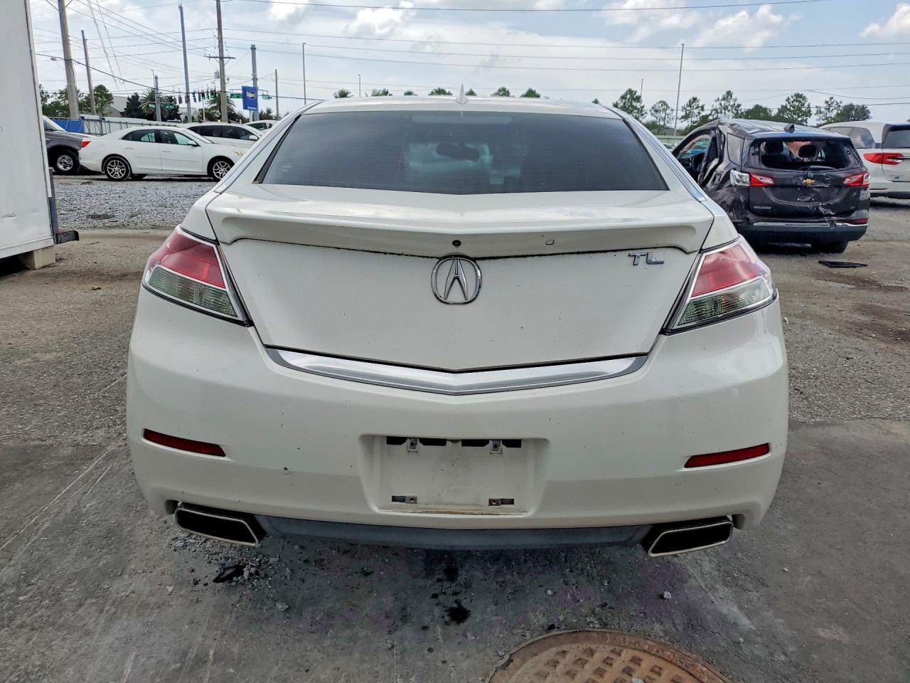 2014 Acura Tl Advance Белый vin: 19UUA8F73EA001888