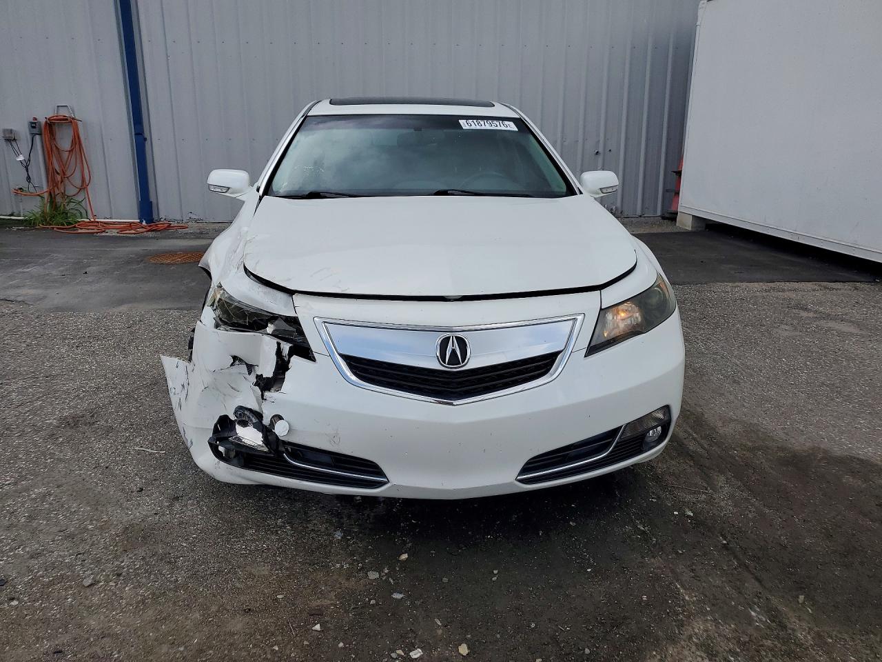 2014 Acura Tl Advance Белый vin: 19UUA8F73EA001888