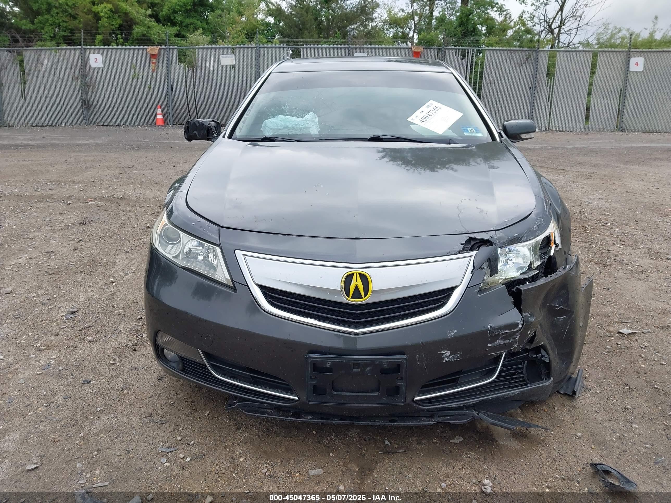 2012 Acura Tl 3.5 Gray vin: 19UUA8F74CA000066