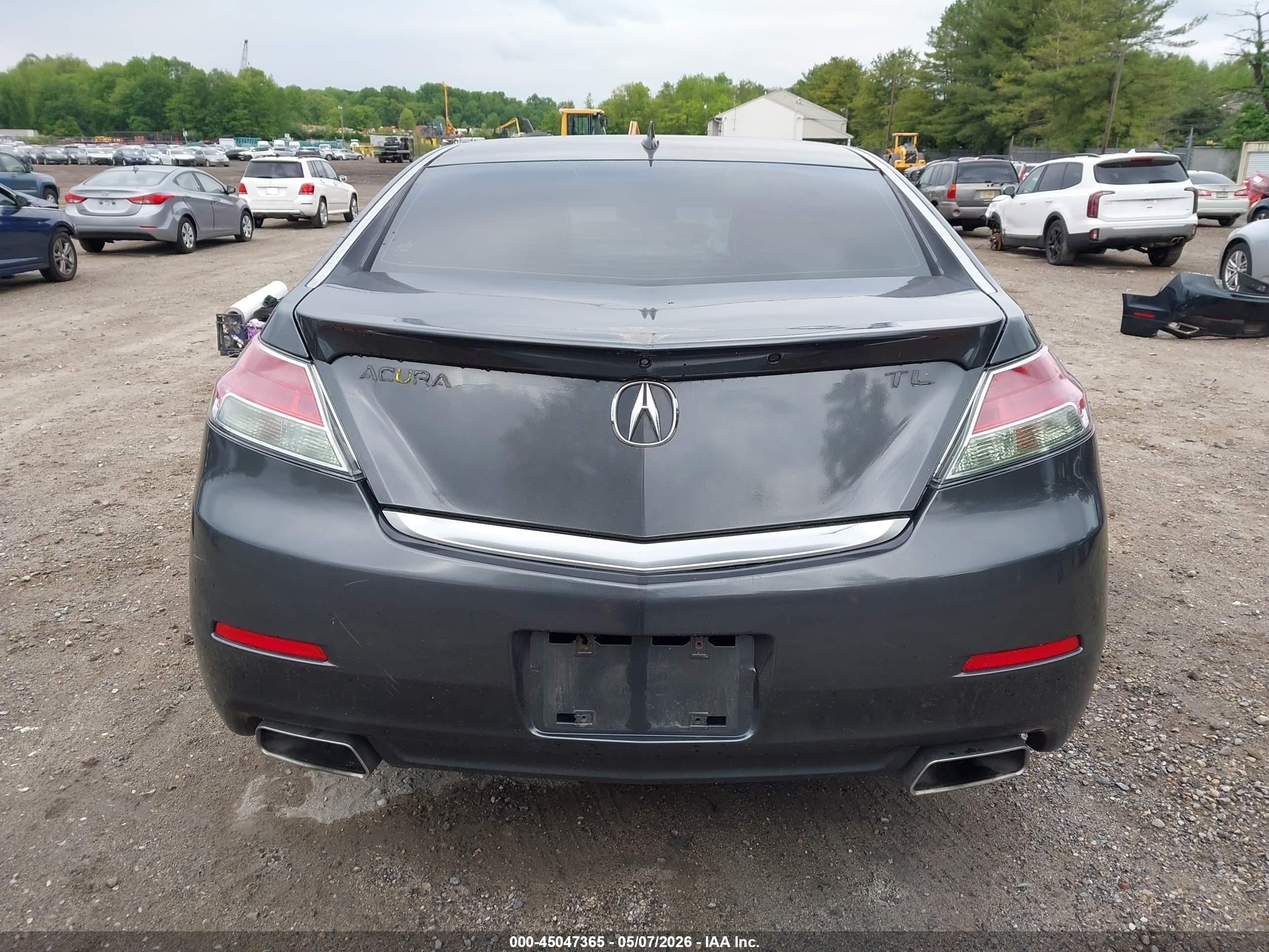 2012 Acura Tl 3.5 Gray vin: 19UUA8F74CA000066