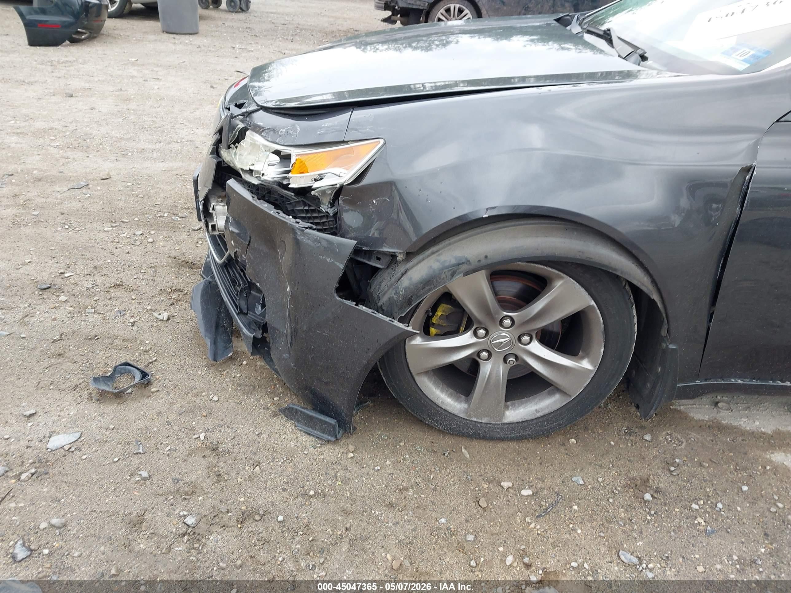 2012 Acura Tl 3.5 Gray vin: 19UUA8F74CA000066