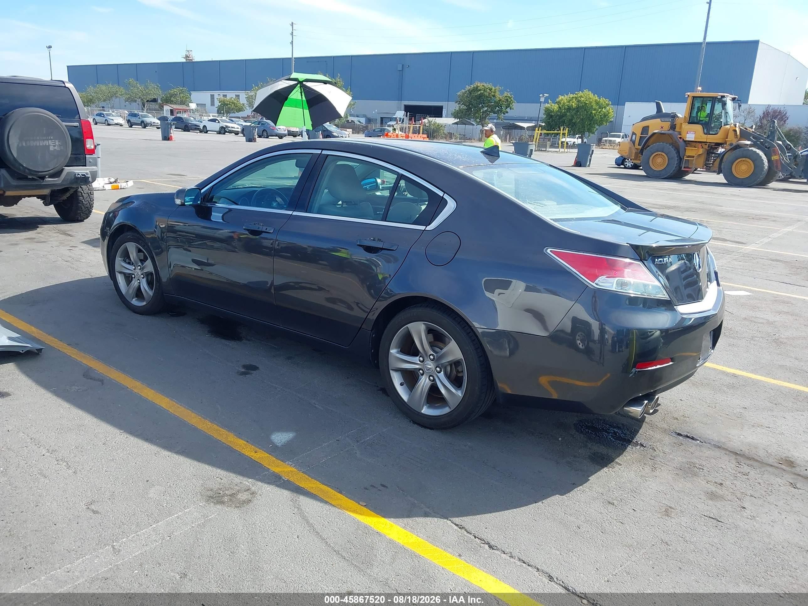 2012 Acura Tl 3.5 Серый vin: 19UUA8F74CA039823
