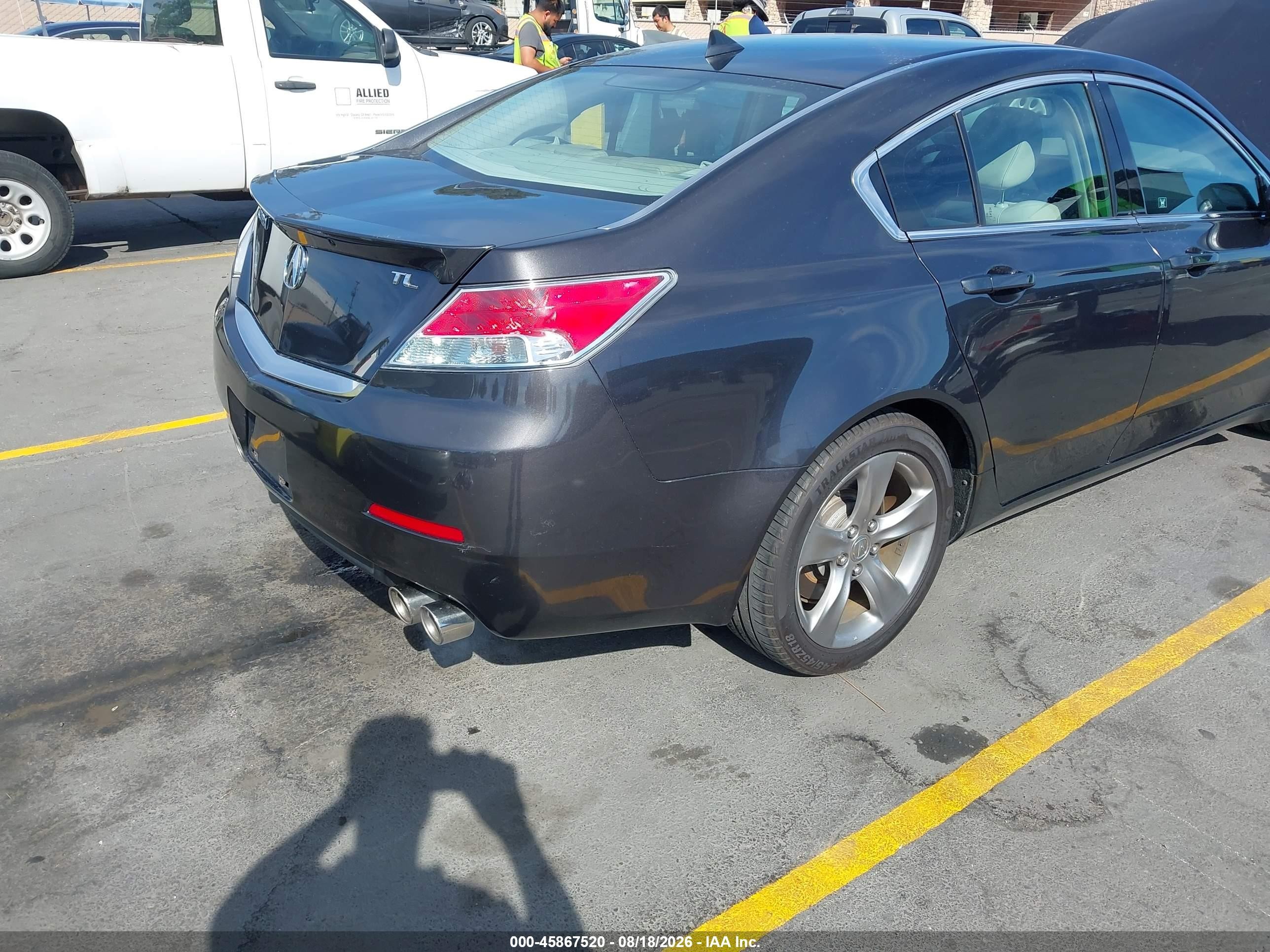 2012 Acura Tl 3.5 Серый vin: 19UUA8F74CA039823