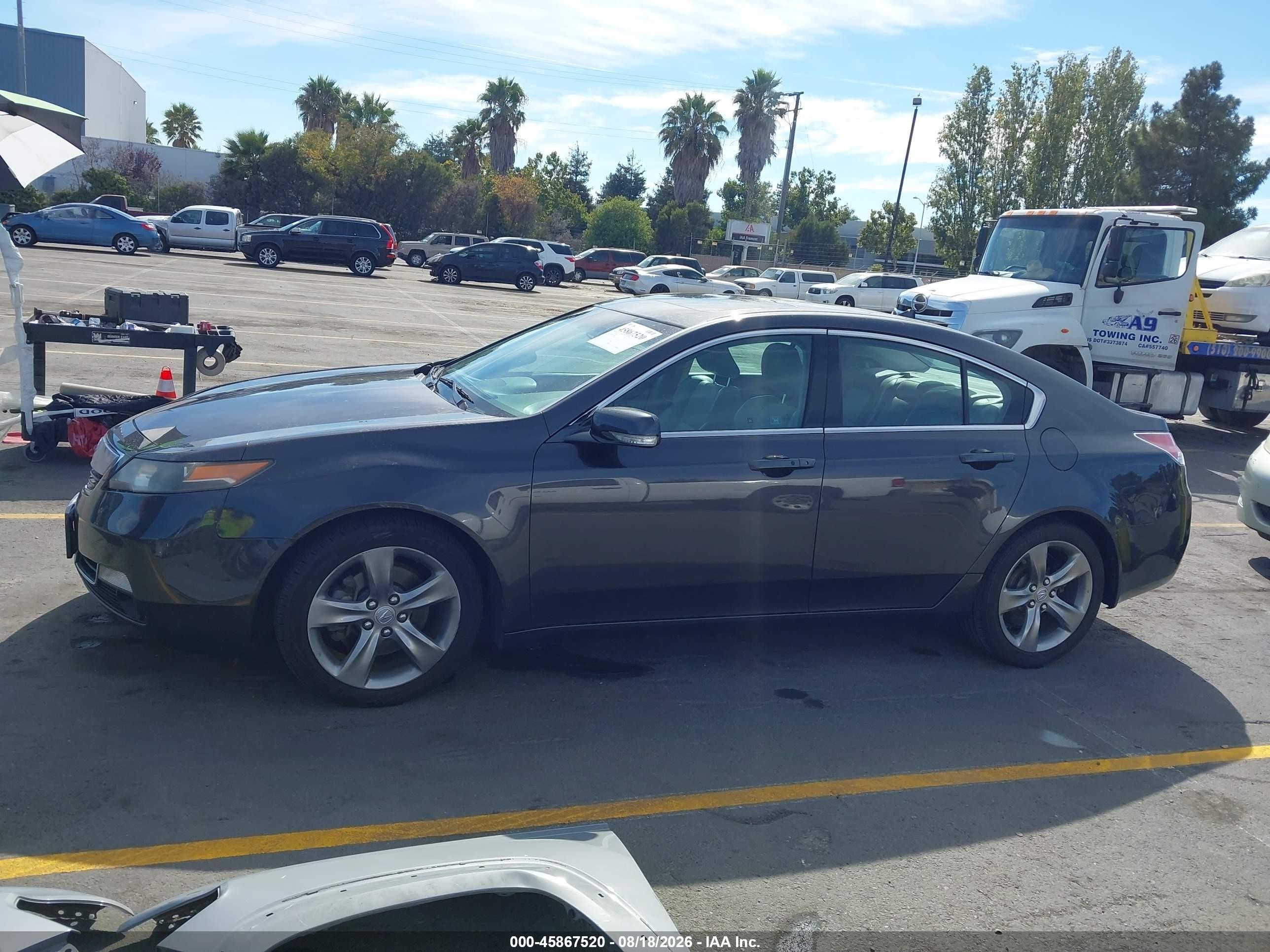 2012 Acura Tl 3.5 Серый vin: 19UUA8F74CA039823