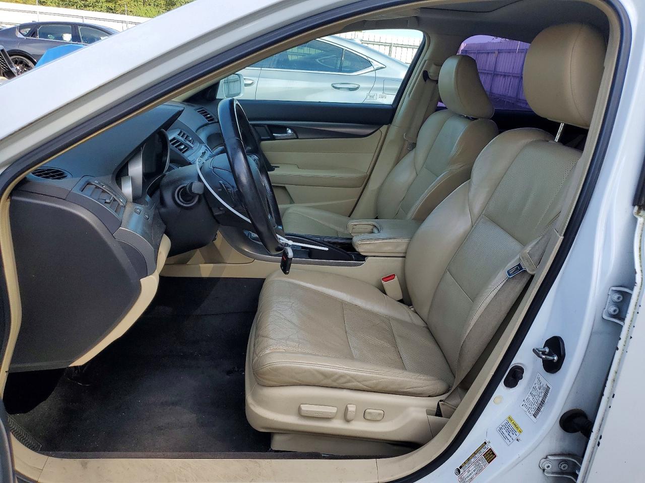 2012 Acura Tl White vin: 19UUA8F75CA004191