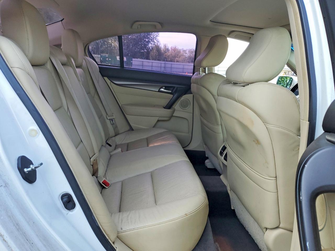 2012 Acura Tl White vin: 19UUA8F75CA004191