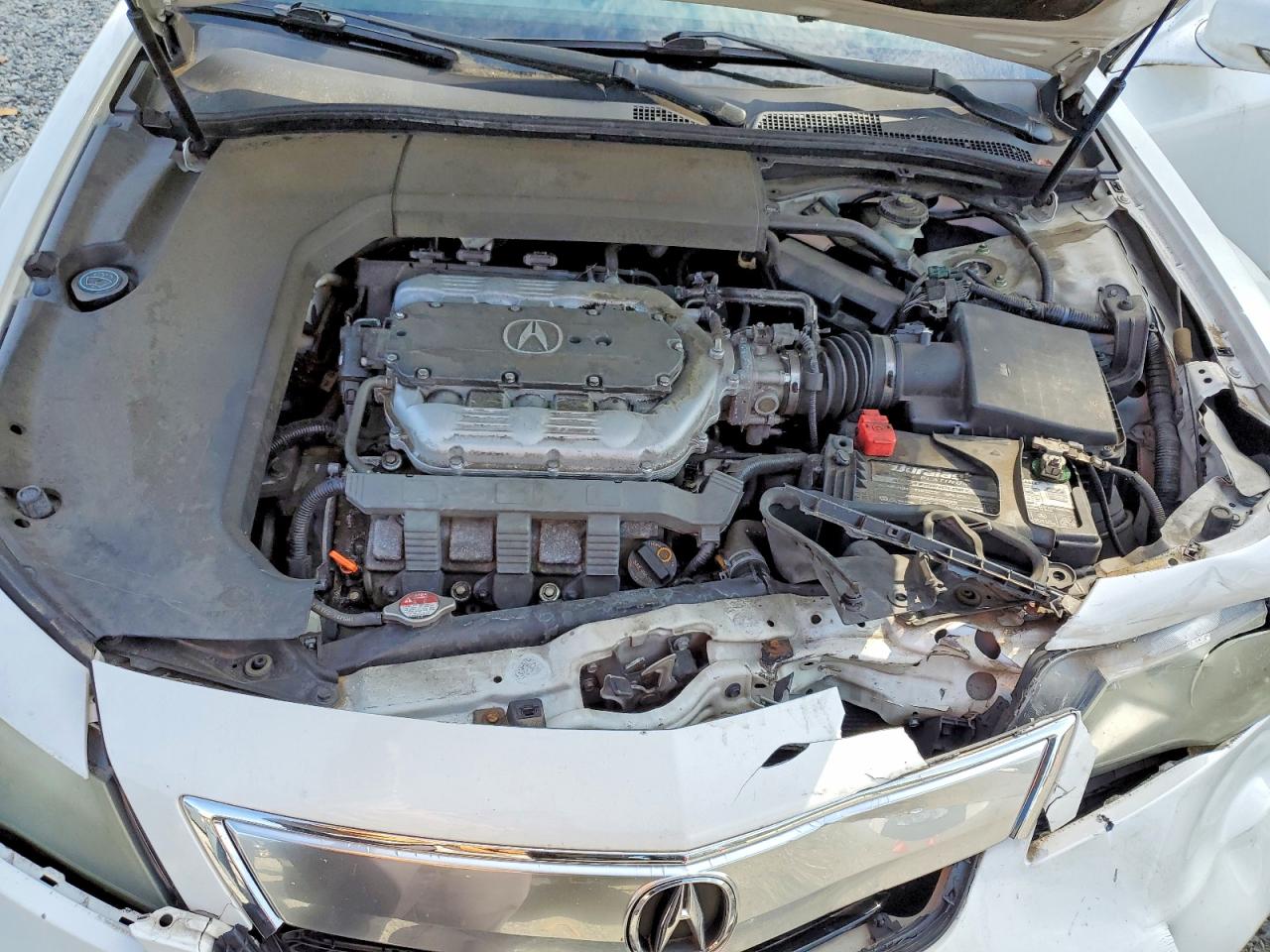 2012 Acura Tl White vin: 19UUA8F75CA004191