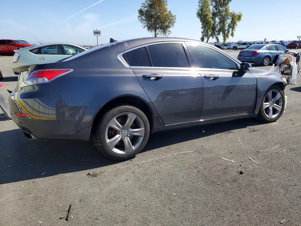2012 Acura Tl Gray vin: 19UUA8F75CA009617