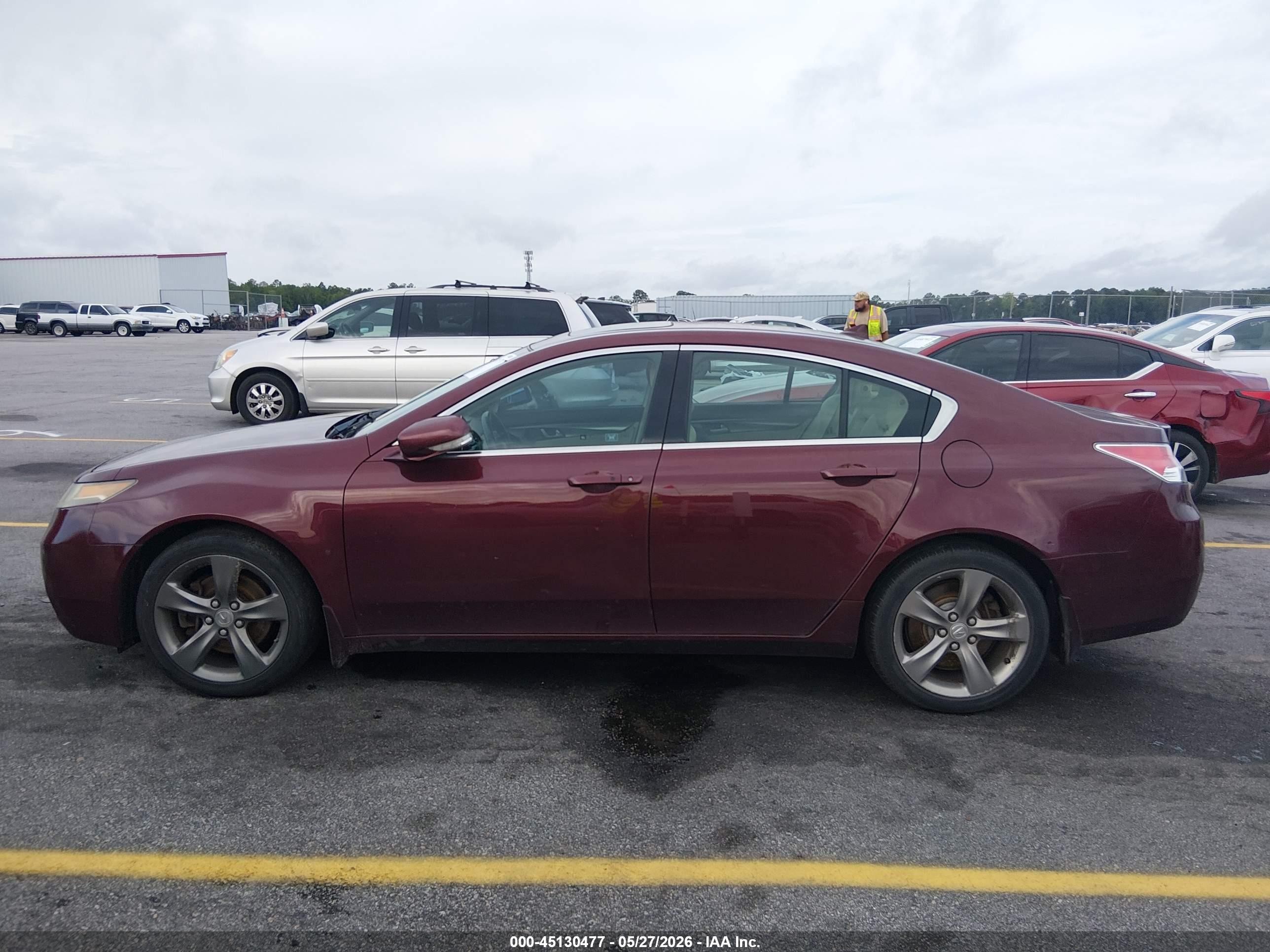 2012 Acura Tl 3.5 Maroon vin: 19UUA8F75CA018981