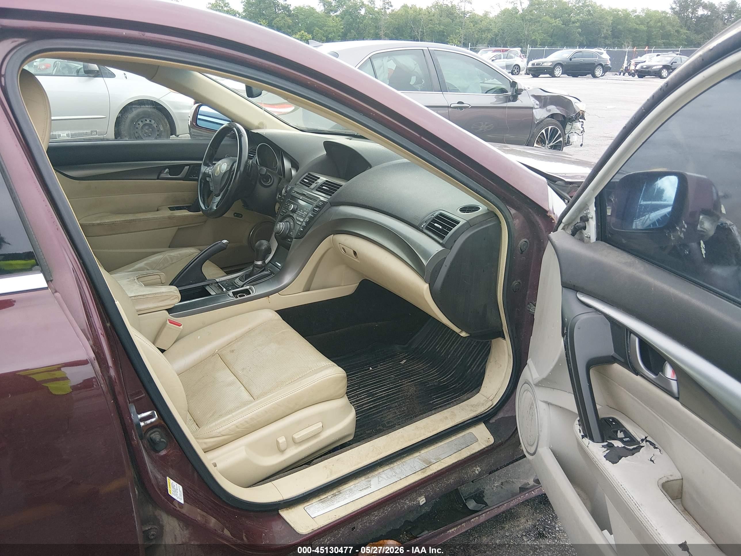 2012 Acura Tl 3.5 Maroon vin: 19UUA8F75CA018981