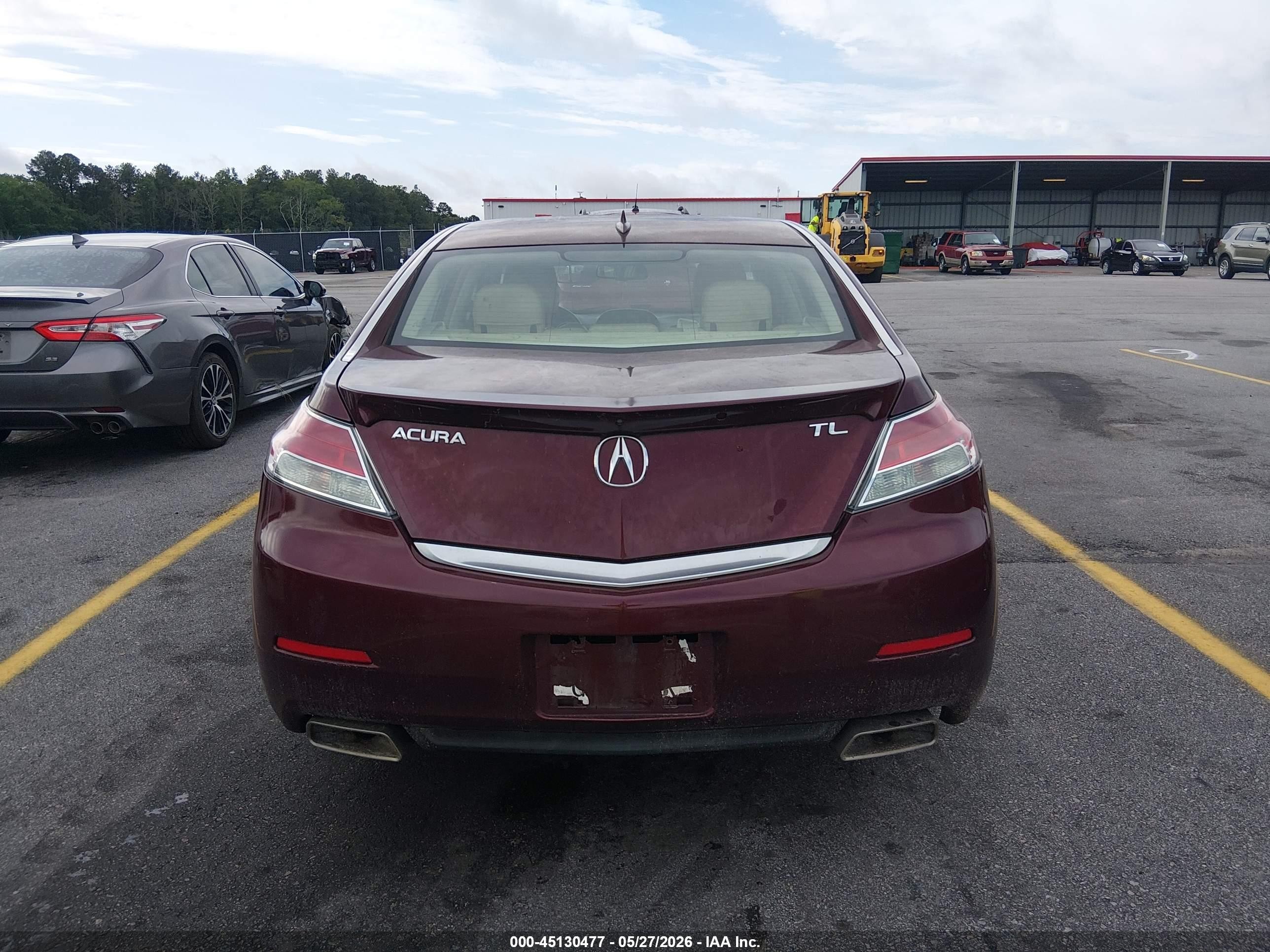 2012 Acura Tl 3.5 Maroon vin: 19UUA8F75CA018981