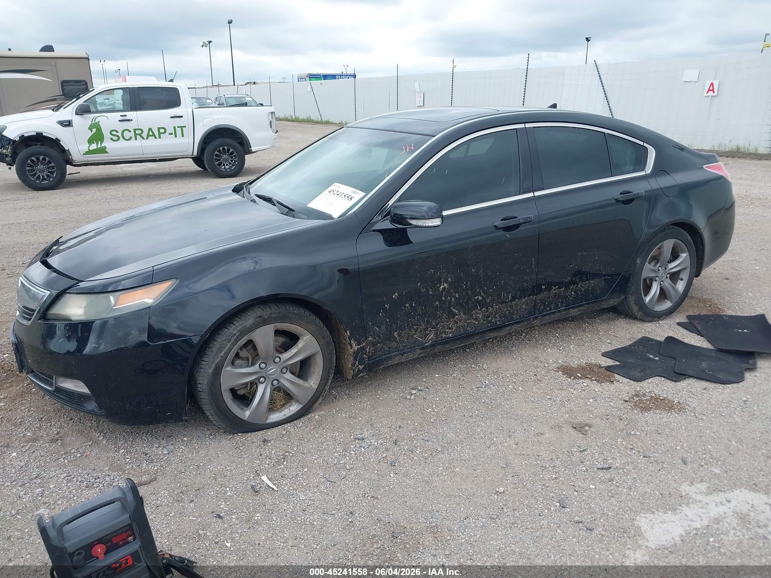 2013 Acura Tl 3.5 Black vin: 19UUA8F75DA007481