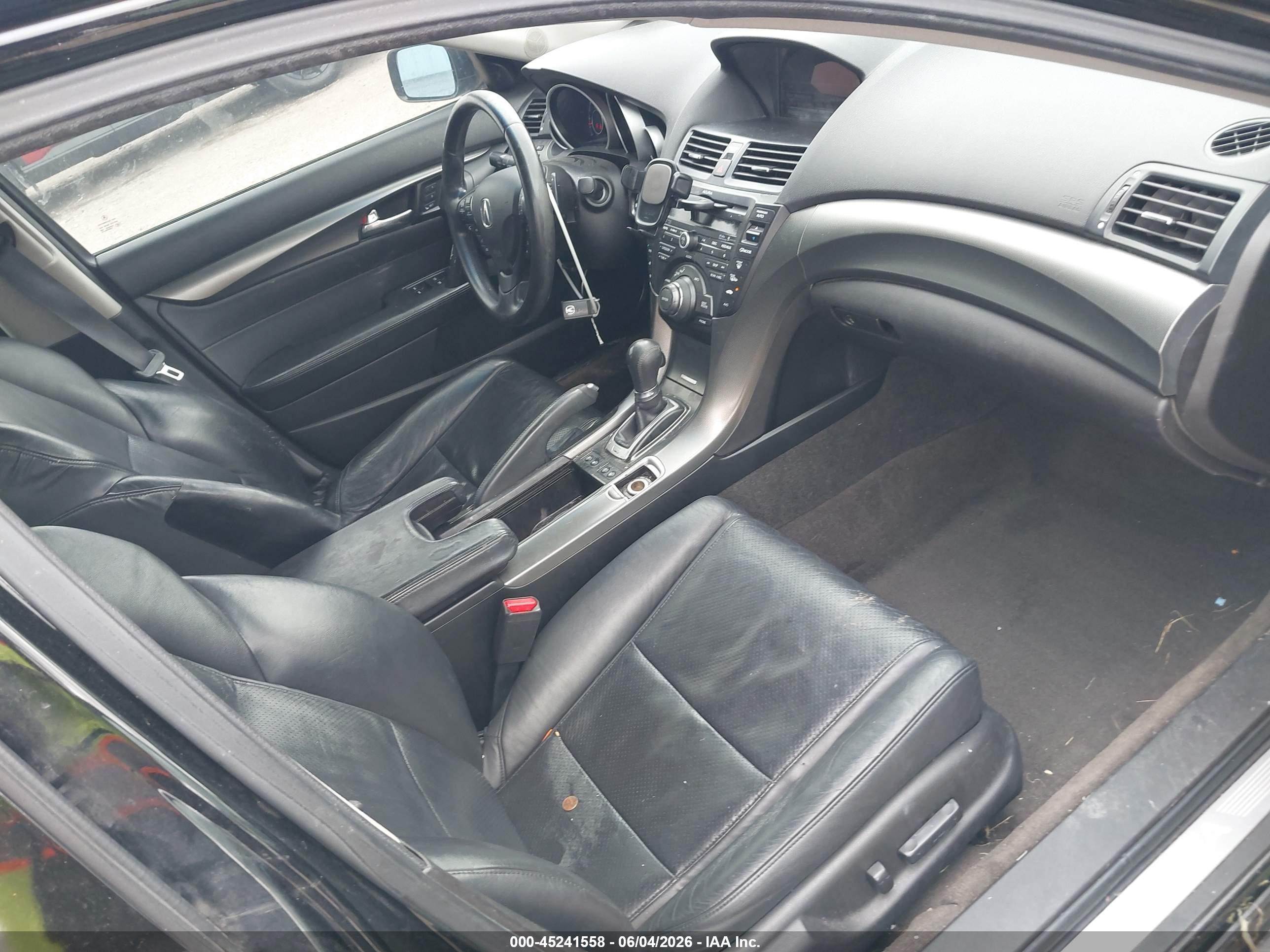 2013 Acura Tl 3.5 Black vin: 19UUA8F75DA007481