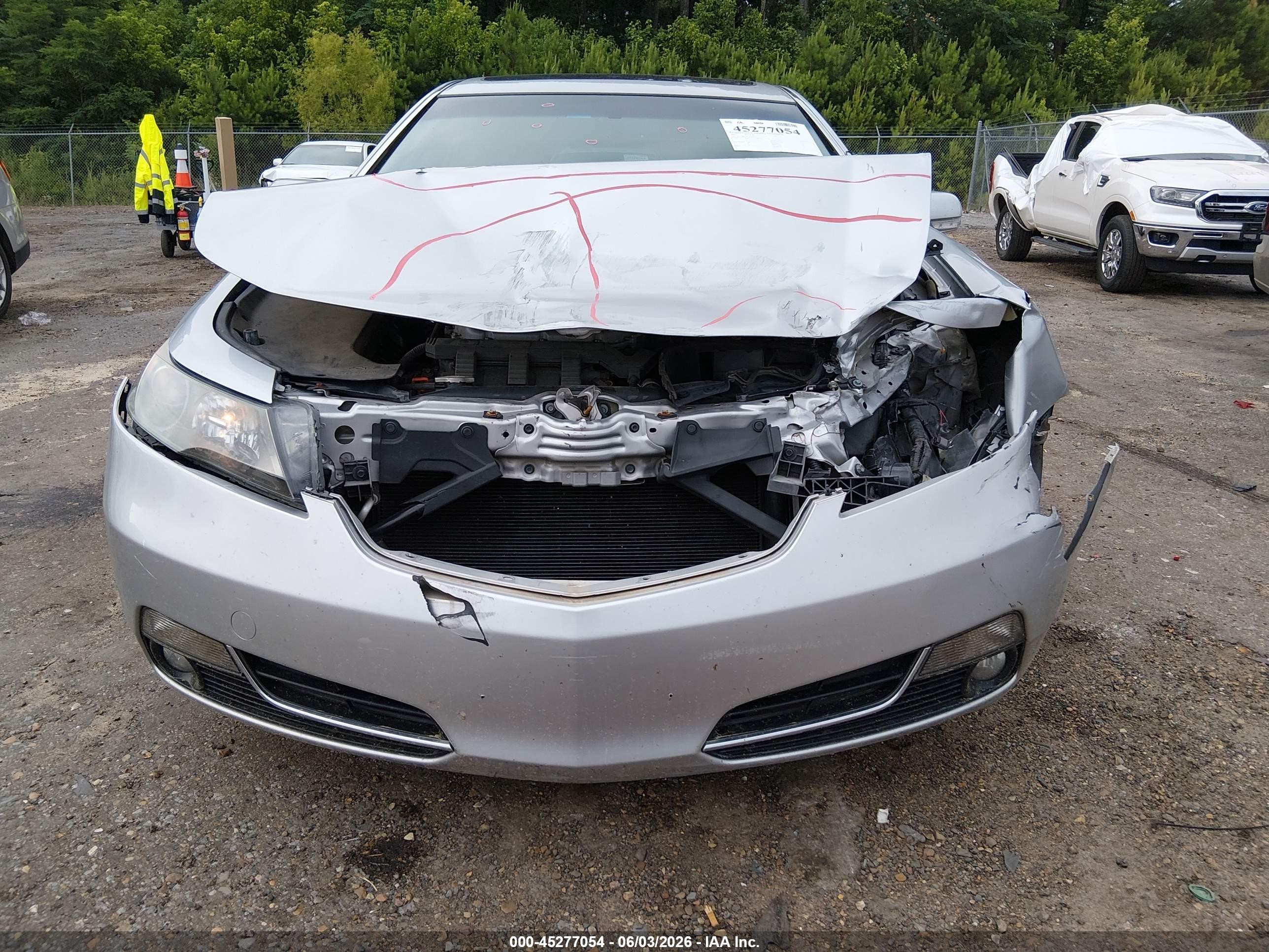 2012 Acura Tl 3.5 Silver vin: 19UUA8F76CA031917
