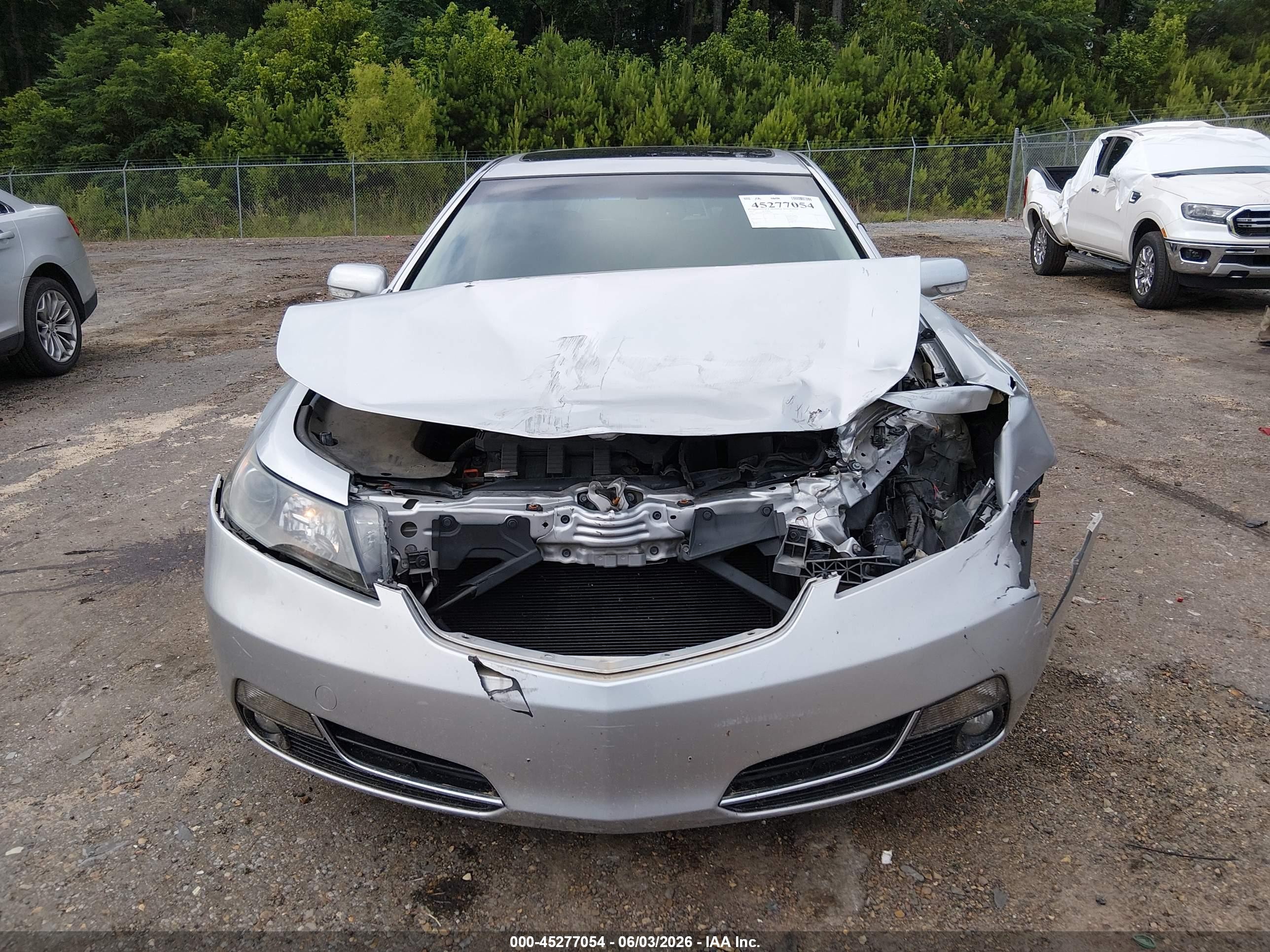 2012 Acura Tl 3.5 Silver vin: 19UUA8F76CA031917
