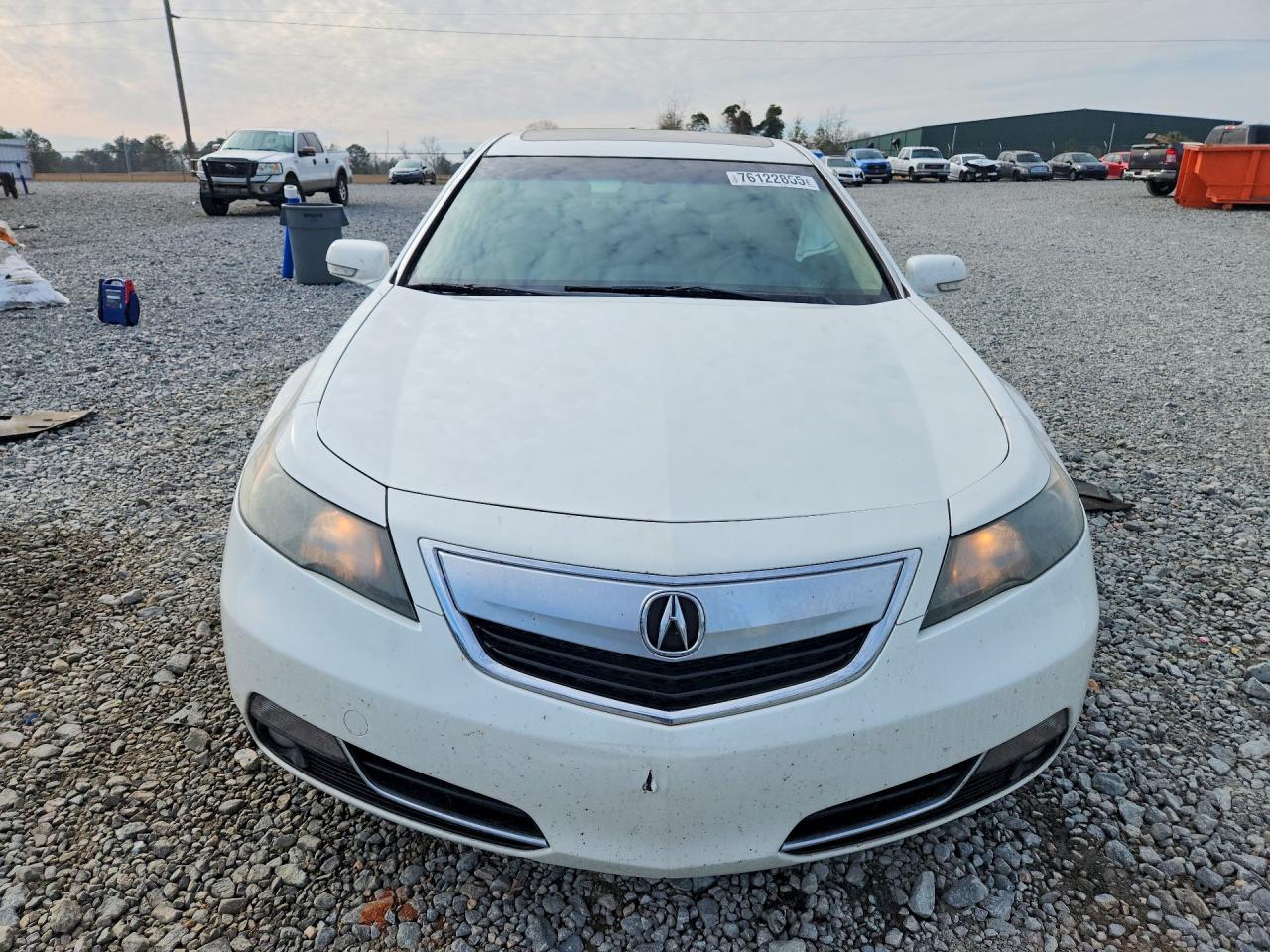 2012 Acura Tl White vin: 19UUA8F77CA005083