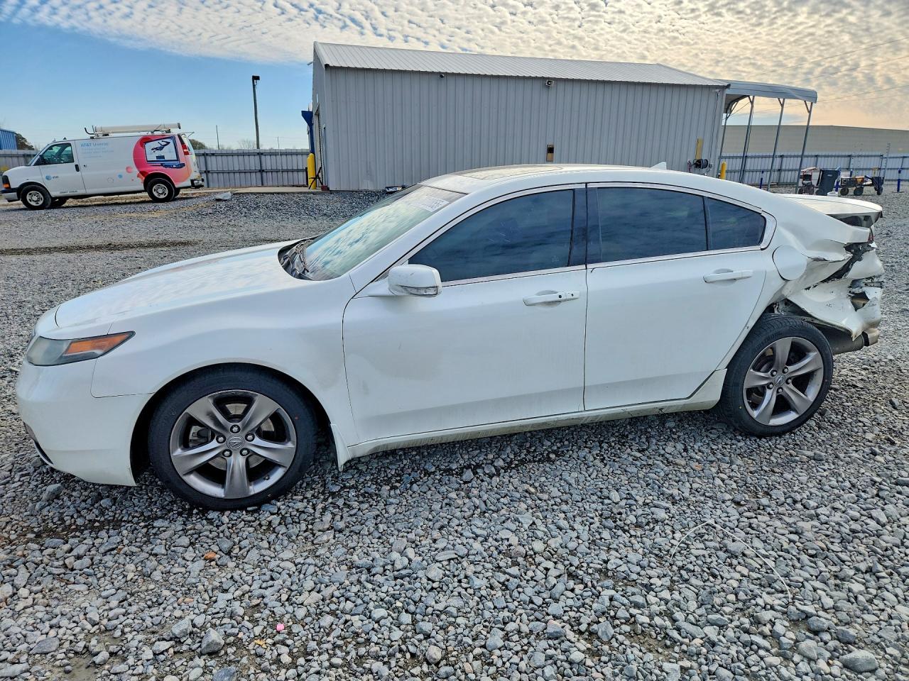 2012 Acura Tl White vin: 19UUA8F77CA005083