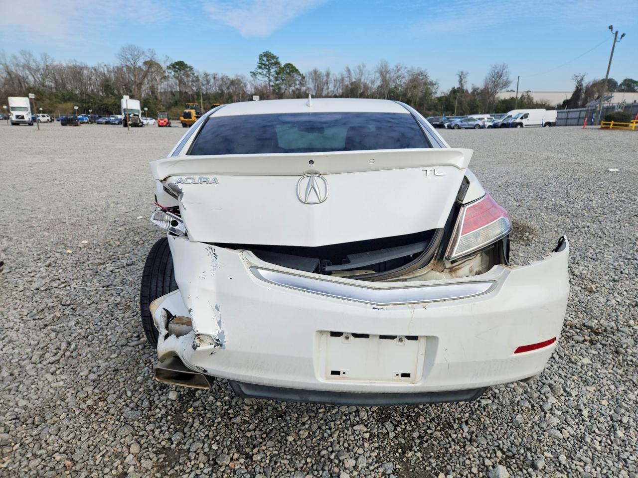 2012 Acura Tl White vin: 19UUA8F77CA005083