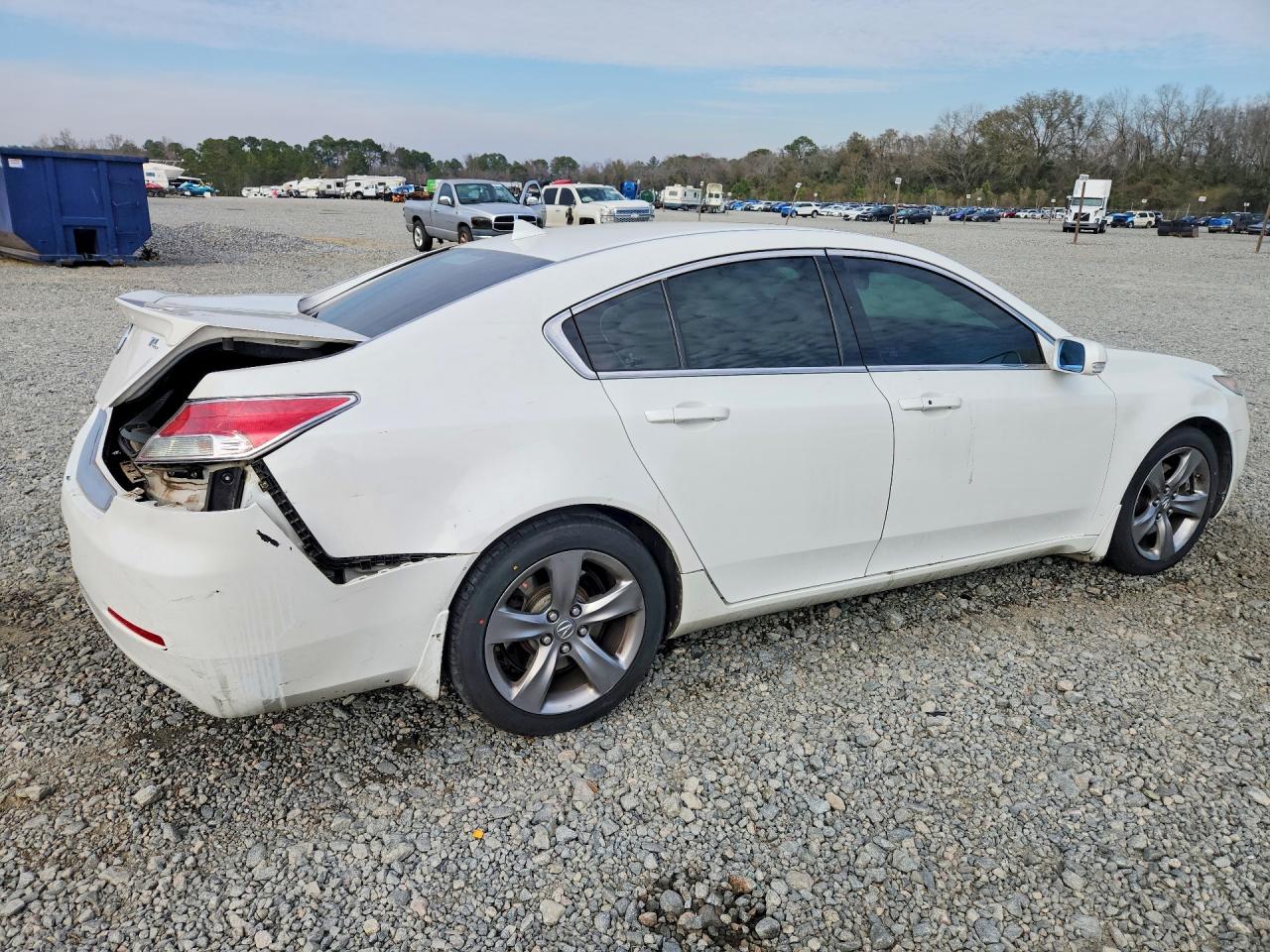 2012 Acura Tl White vin: 19UUA8F77CA005083