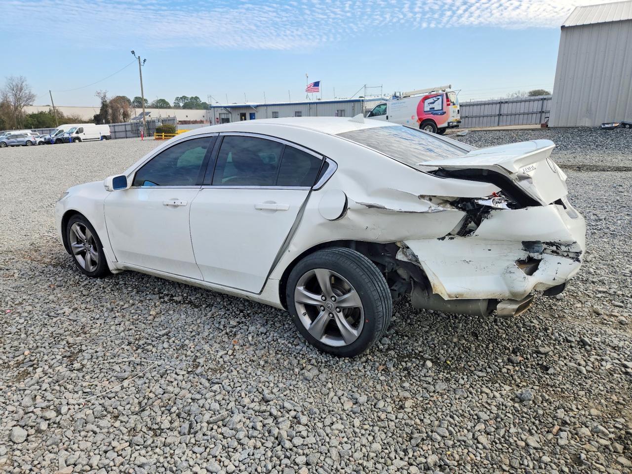 2012 Acura Tl White vin: 19UUA8F77CA005083