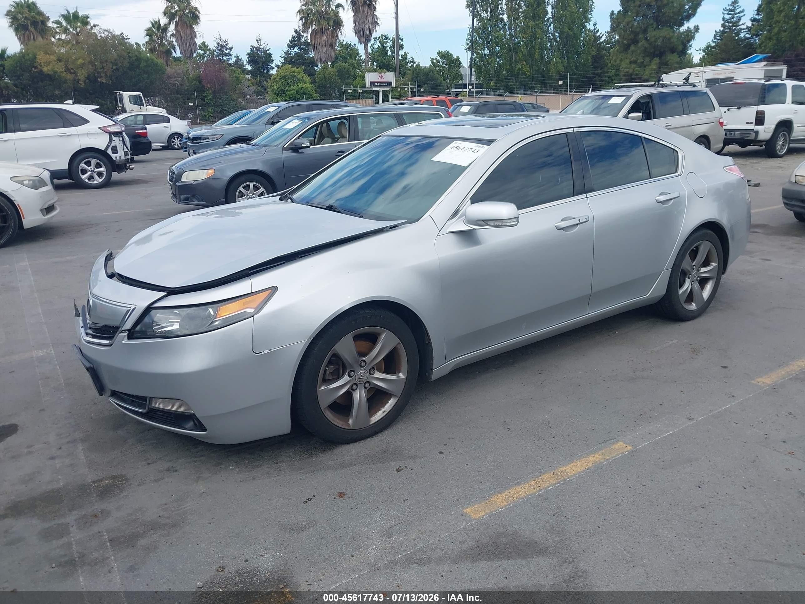 2012 Acura Tl 3.5 Silver vin: 19UUA8F77CA018335